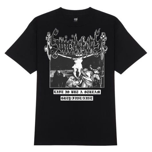 G59 Records $uicideboy$ $B G59 But A Stream T-Shirt - Black MD Size US M / EU 48-50 / 2 - 2 Thumbnail