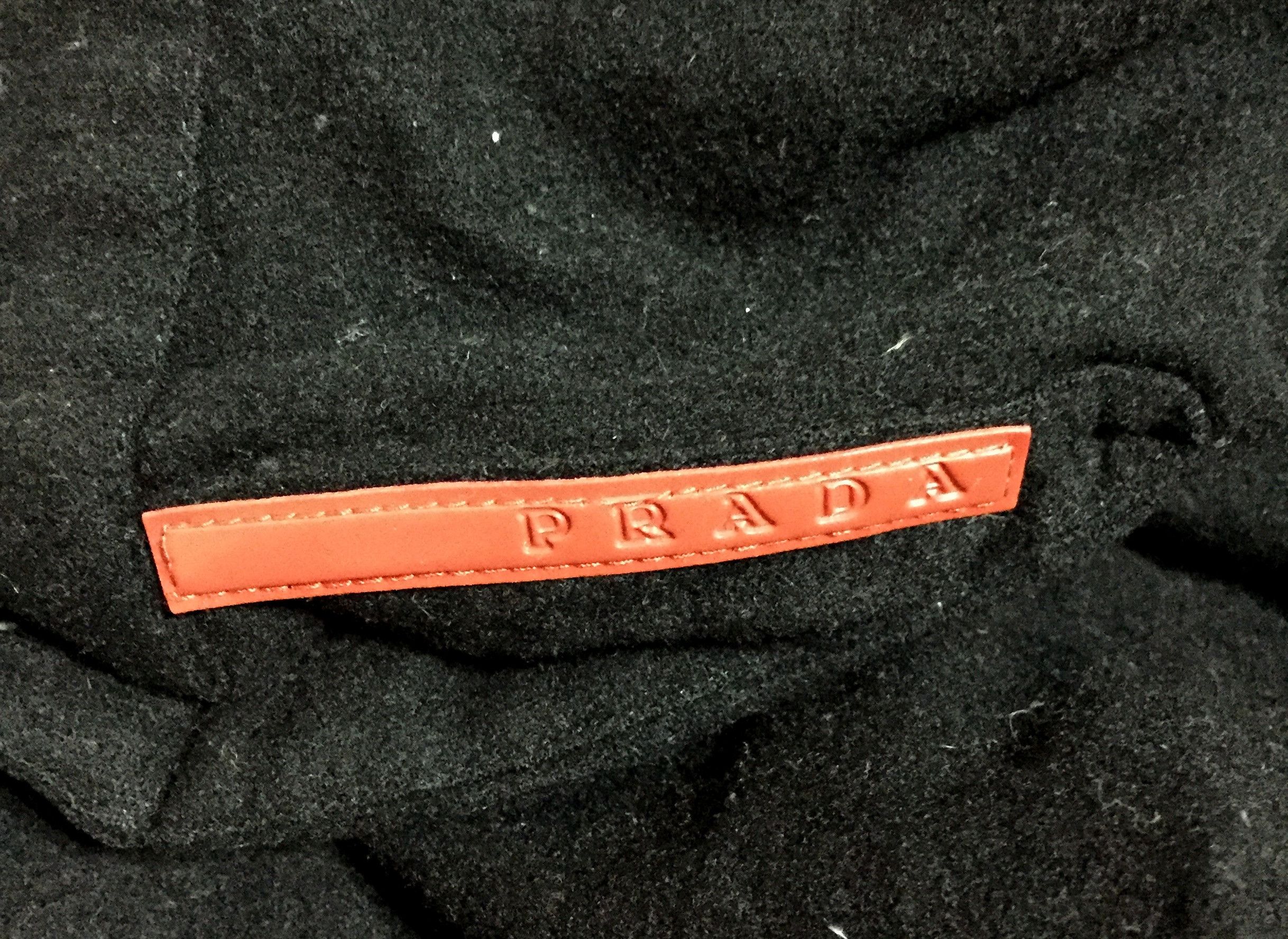 Prada Rare Vintage Prada Linea Rossa Red Tab Black Wool Overshirt Size US XS / EU 42 / 0 - 5 Thumbnail