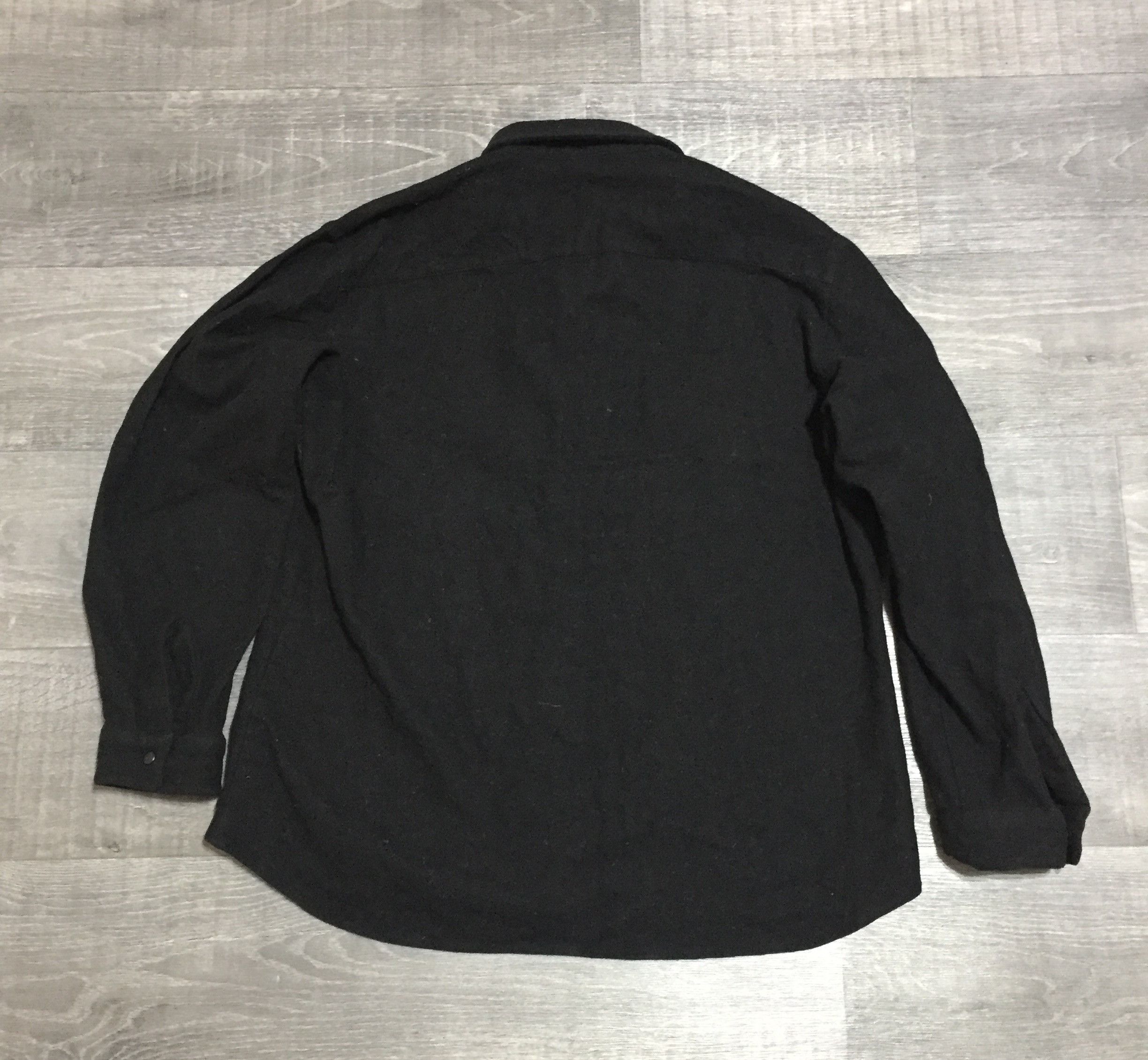 Prada Rare Vintage Prada Linea Rossa Red Tab Black Wool Overshirt Size US XS / EU 42 / 0 - 3 Thumbnail