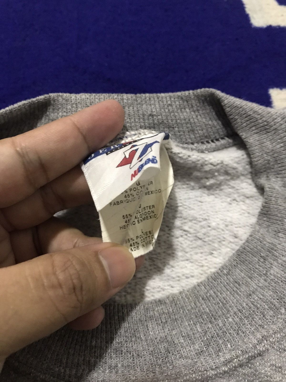 MLB × NFL × NHL Vintage 2004 Super Bowl 38 Patriots Panthers Sweatshirt Size US L / EU 52-54 / 3 - 3 Thumbnail