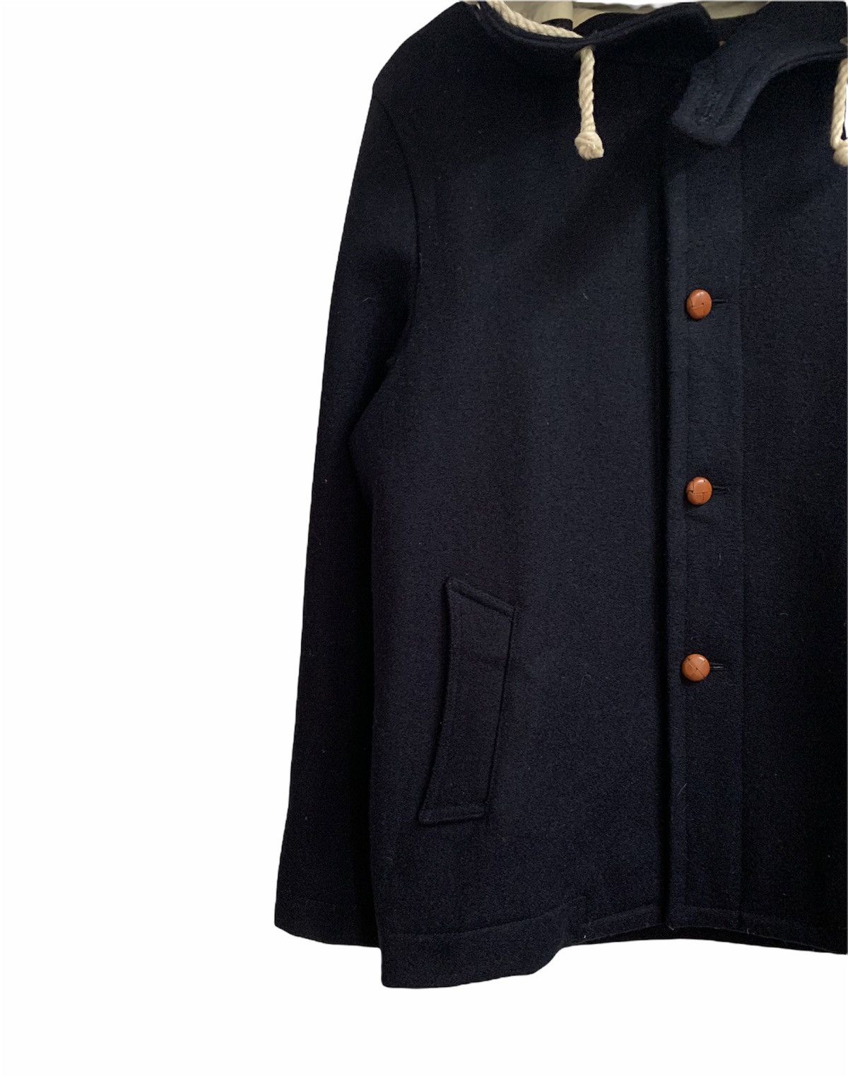 Beams Plus × Japanese Brand Beams Wool Button Hoodie Jacket Size US M / EU 48-50 / 2 - 5 Thumbnail
