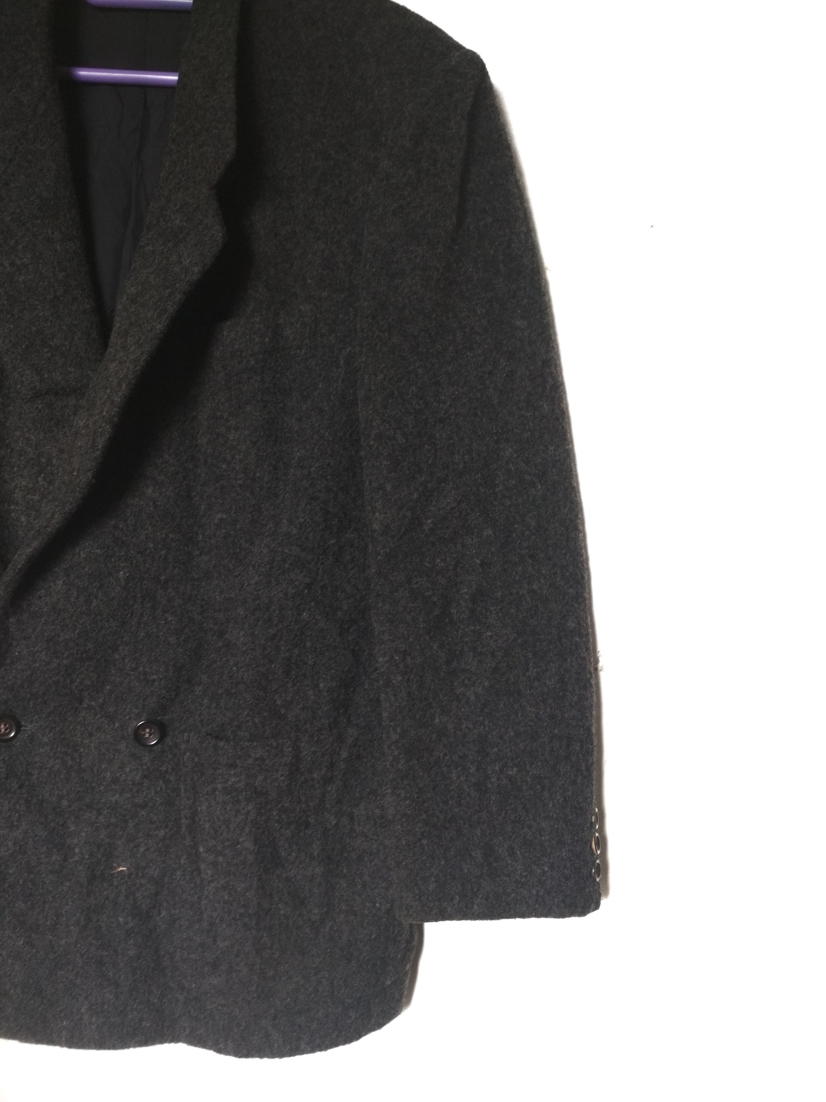 Comme Des Garçons Homme Wool Tweed Coat Blazer