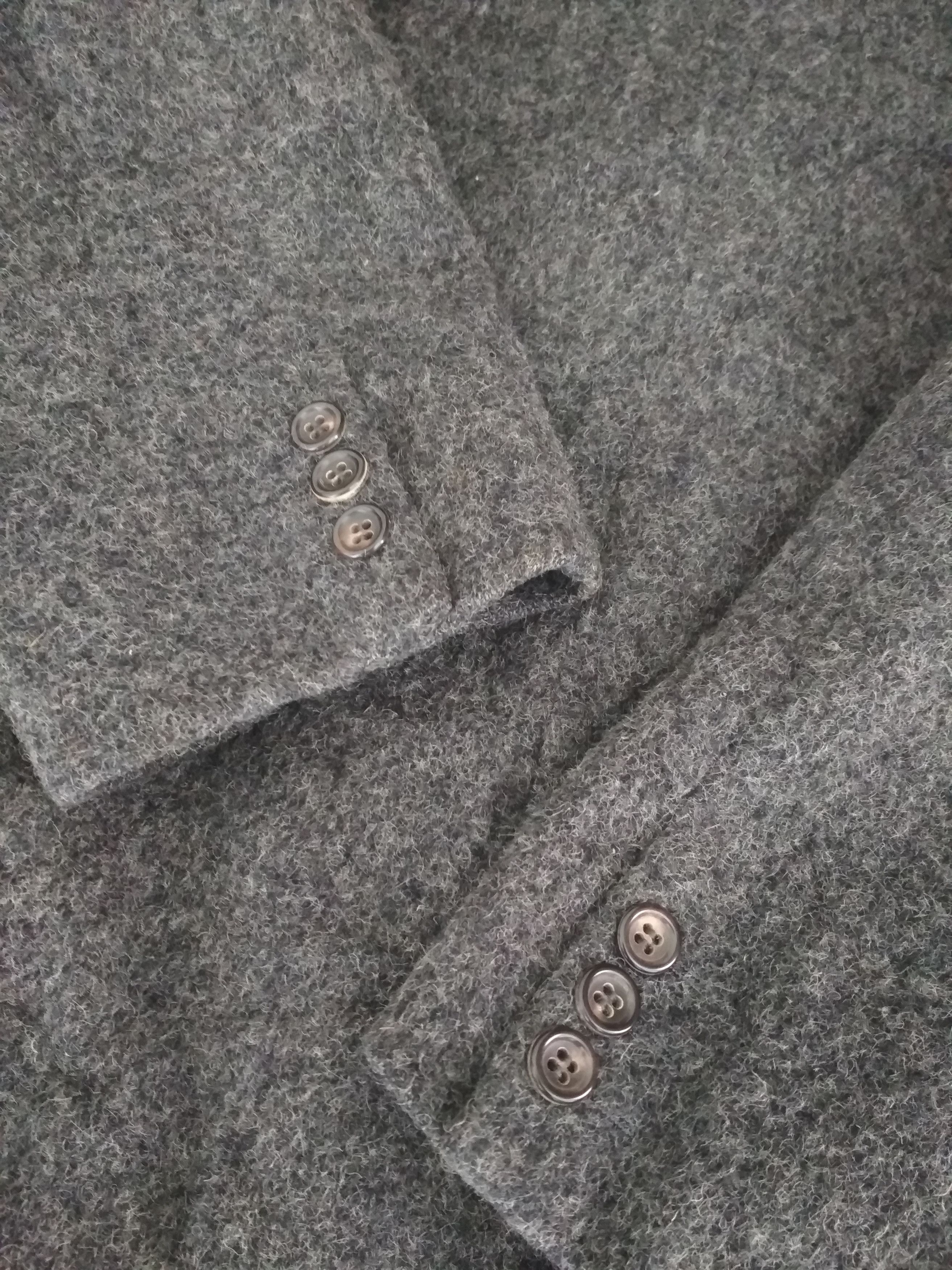 Comme Des Garçons Homme Wool Tweed Coat Blazer