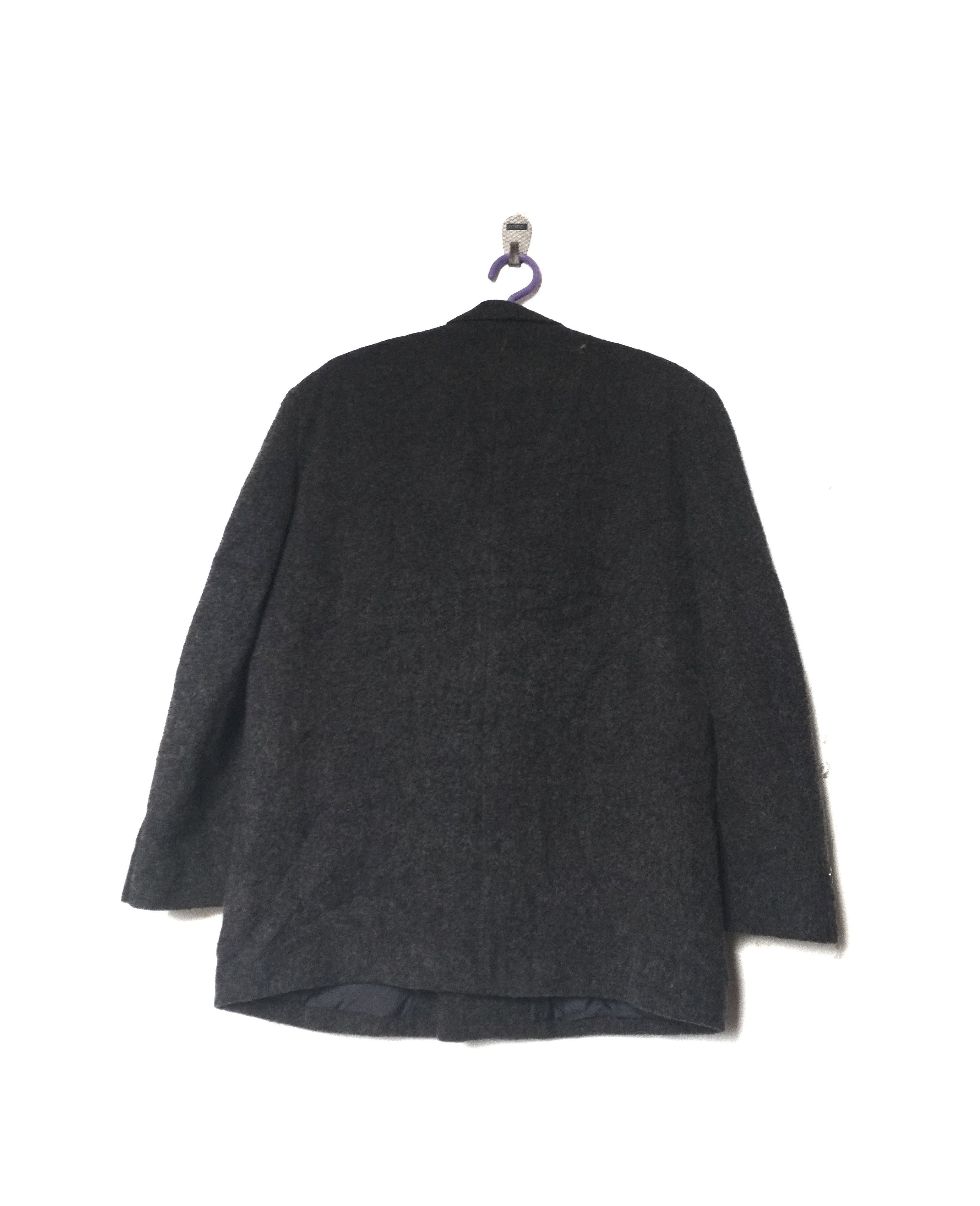 Comme Des Garçons Homme Wool Tweed Coat Blazer