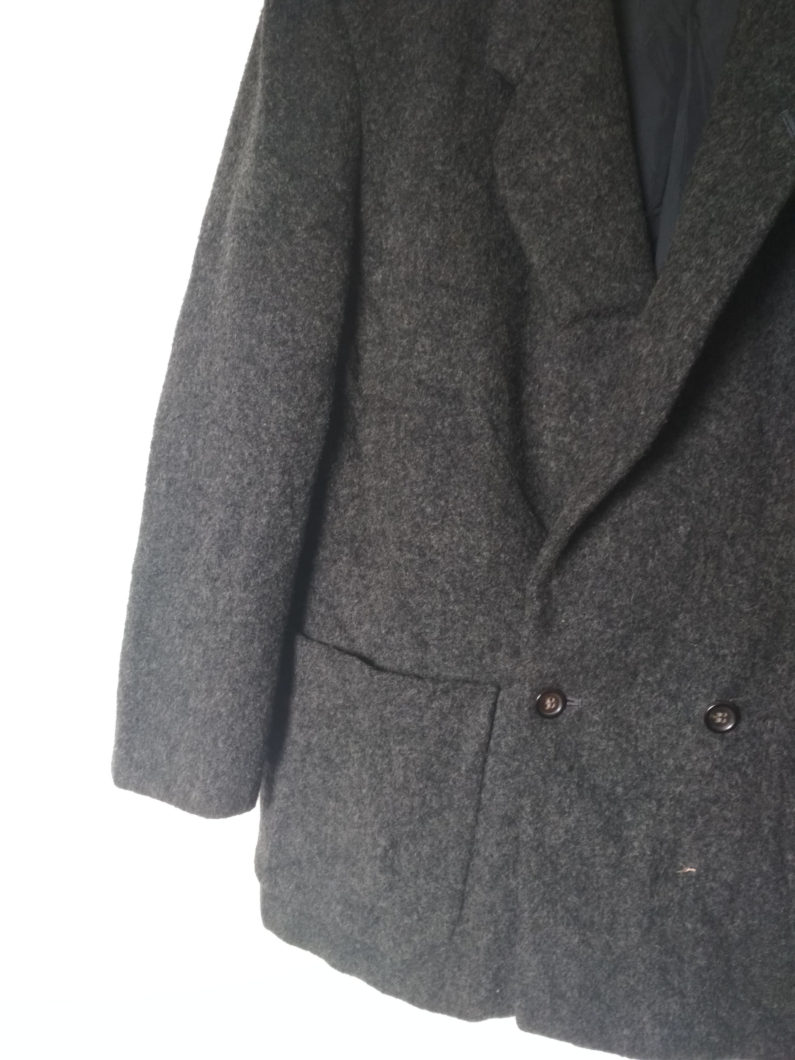 Comme Des Garçons Homme Wool Tweed Coat Blazer