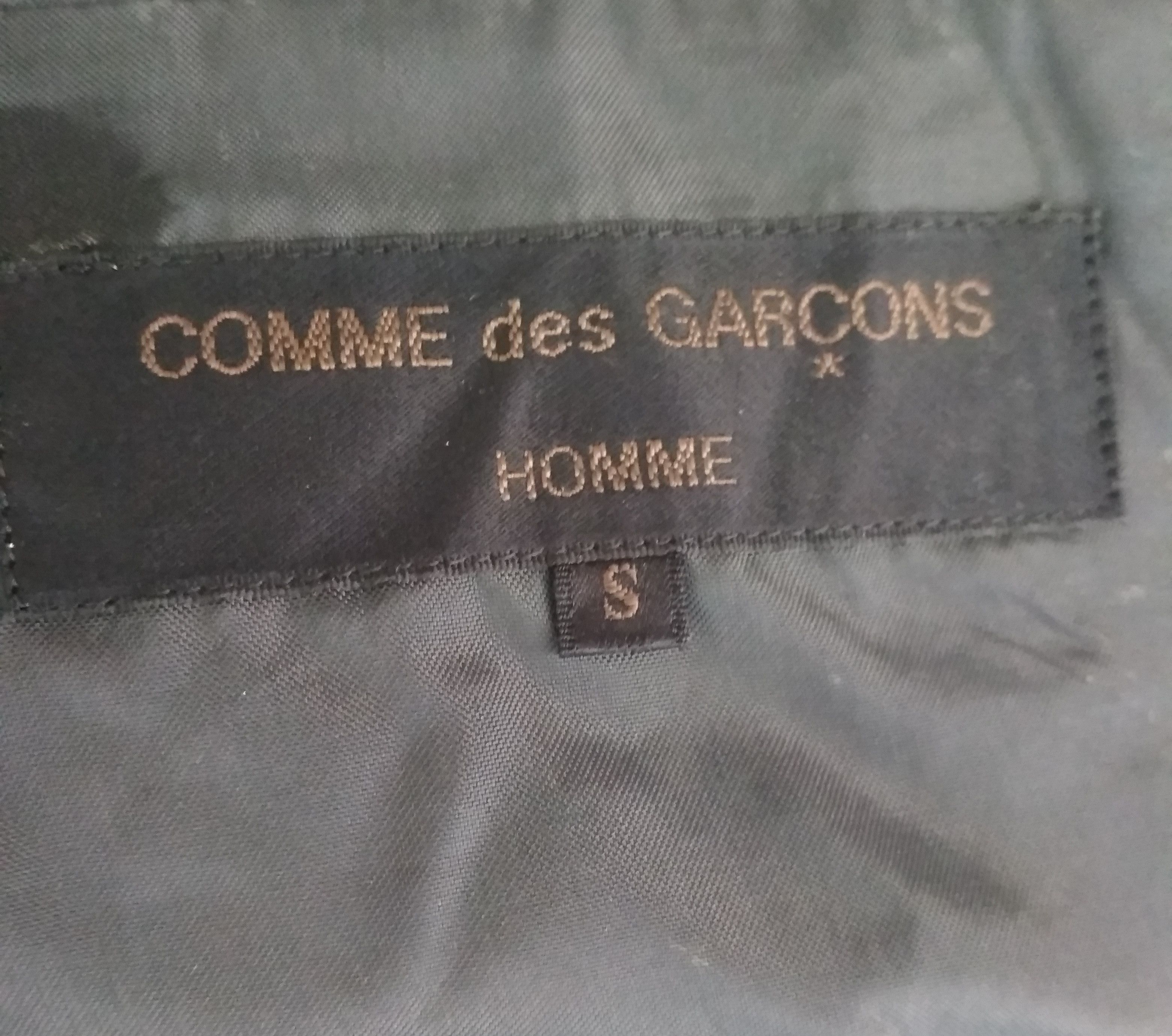 Comme Des Garçons Homme Wool Tweed Coat Blazer