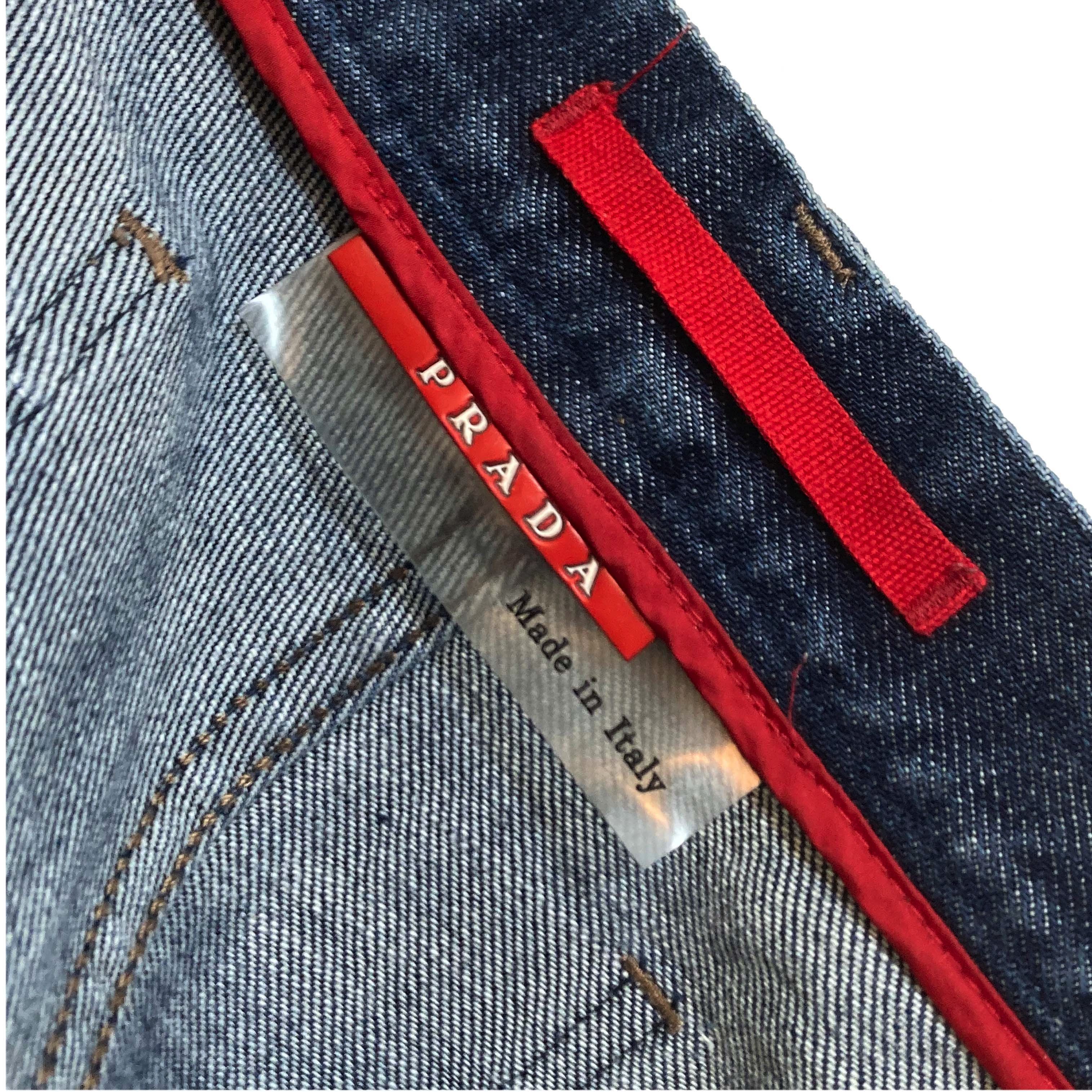 Prada Prada sport, vintage denim jeans. | Grailed