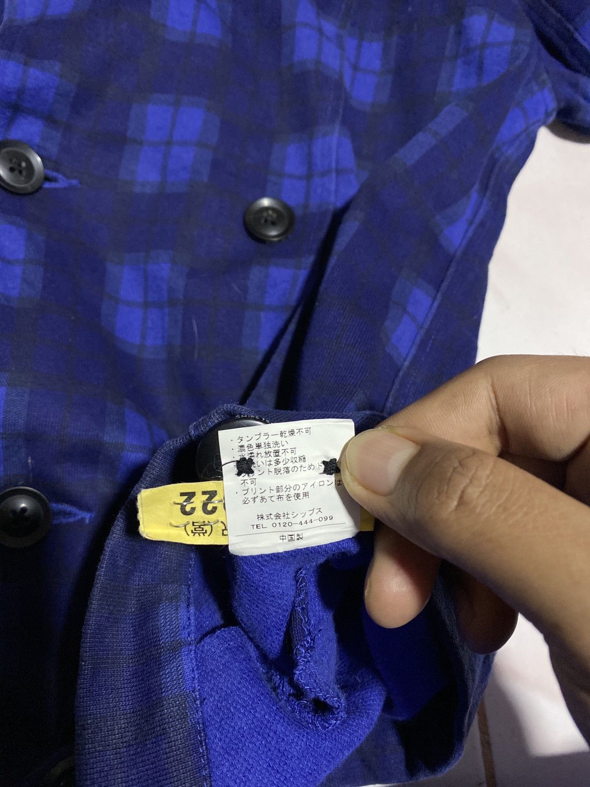 Japanese Brand × SHIPS × Ships Jet Blue SHIP JET BLUE TARTAN STYLE JACKET Size US M / EU 48-50 / 2 - 8 Thumbnail