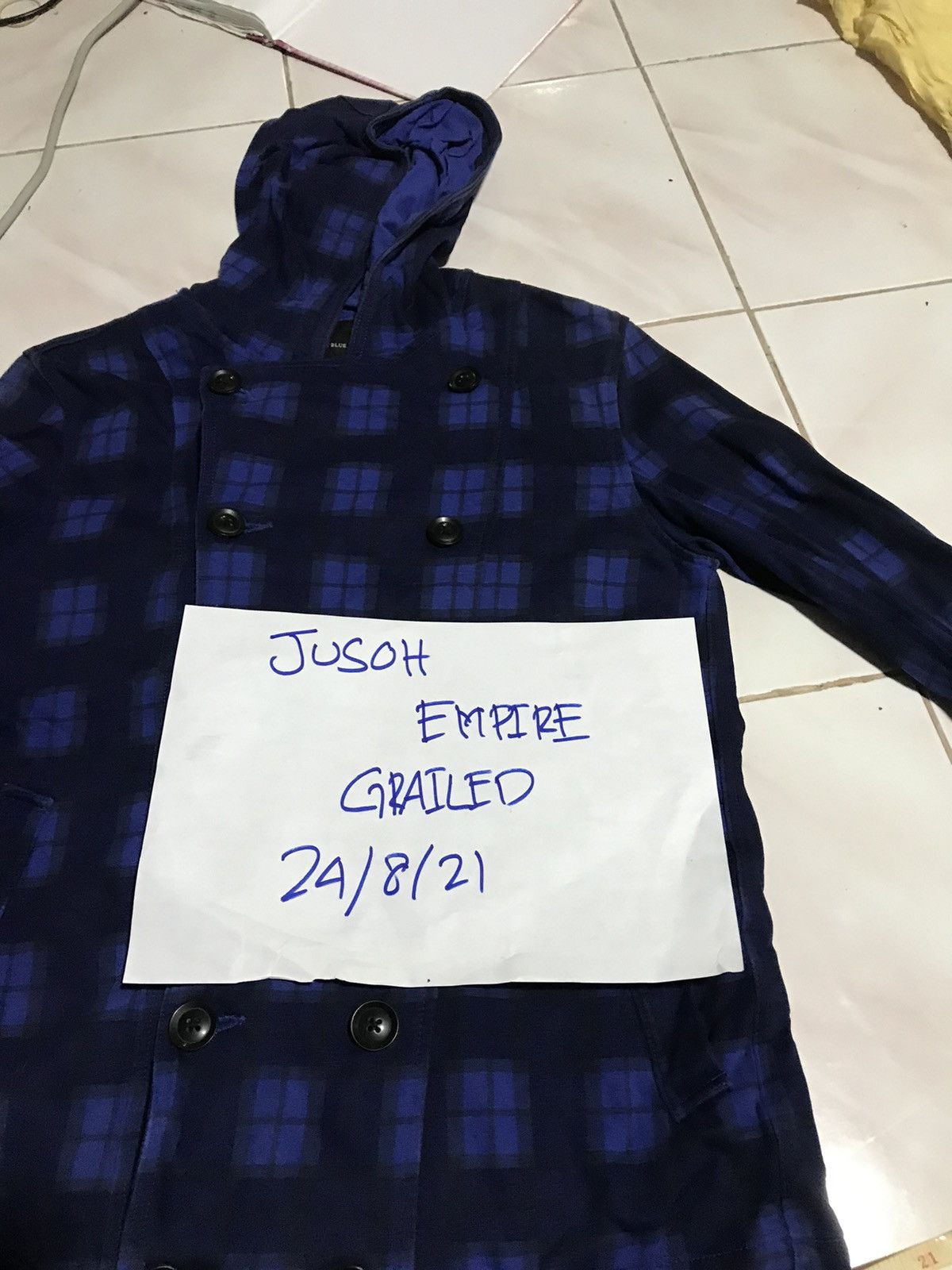 Japanese Brand × SHIPS × Ships Jet Blue SHIP JET BLUE TARTAN STYLE JACKET Size US M / EU 48-50 / 2 - 9 Thumbnail