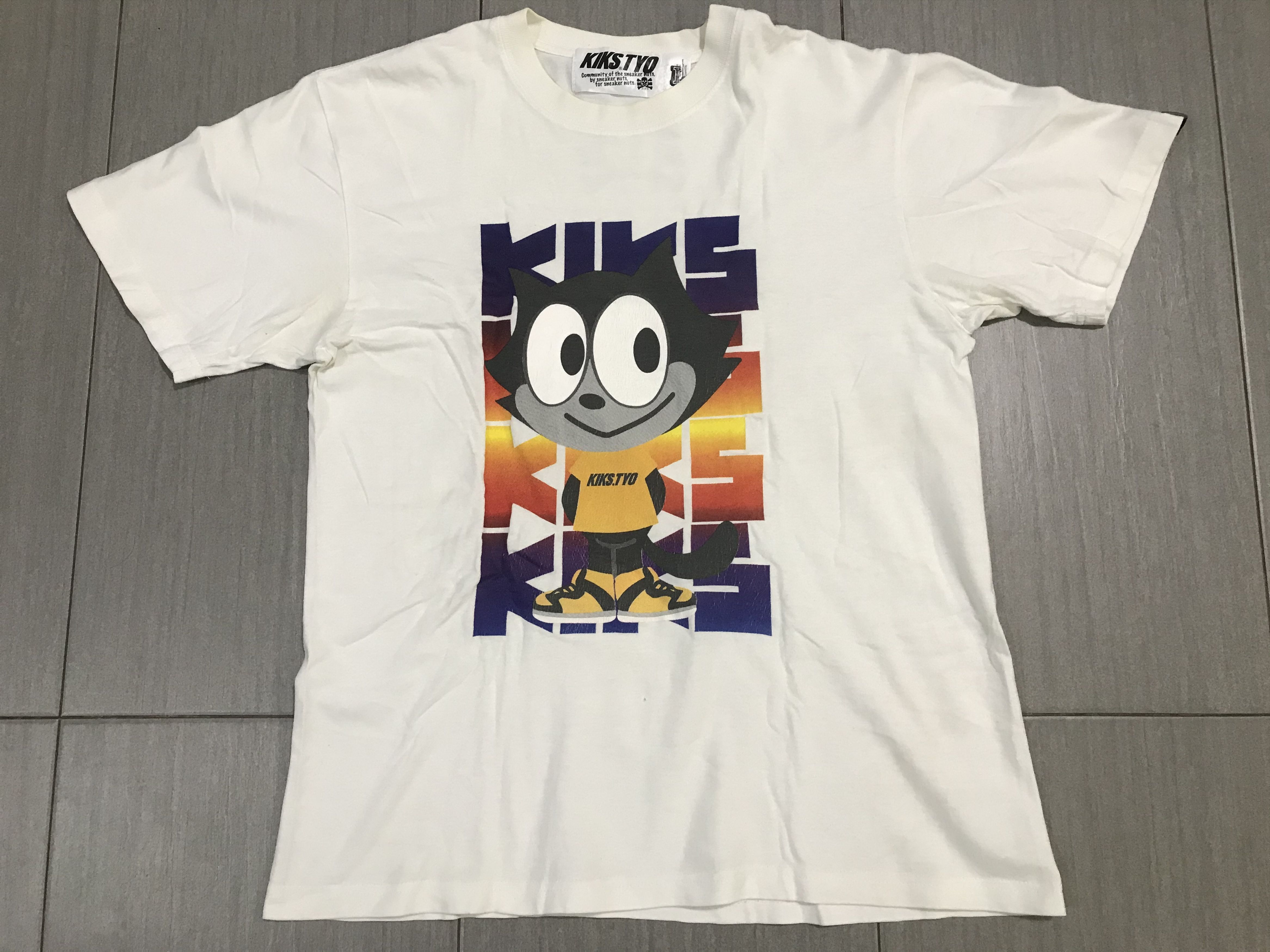 KIKS TYO 2007 Felix The Cat Productions X Kiks Tyo T-Shirt Size US L / EU 52-54 / 3 - 3 Thumbnail