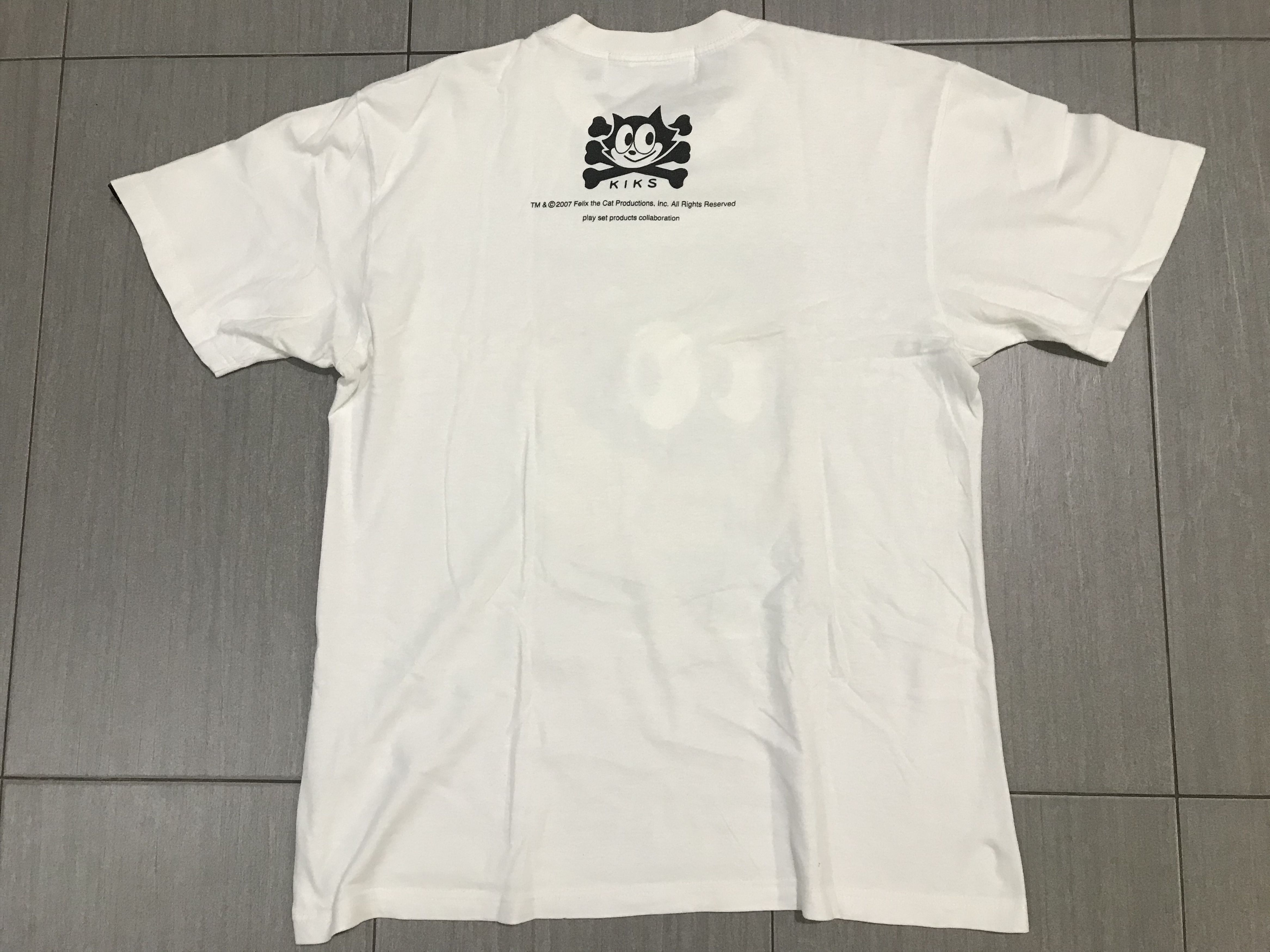 KIKS TYO 2007 Felix The Cat Productions X Kiks Tyo T-Shirt Size US L / EU 52-54 / 3 - 4 Thumbnail