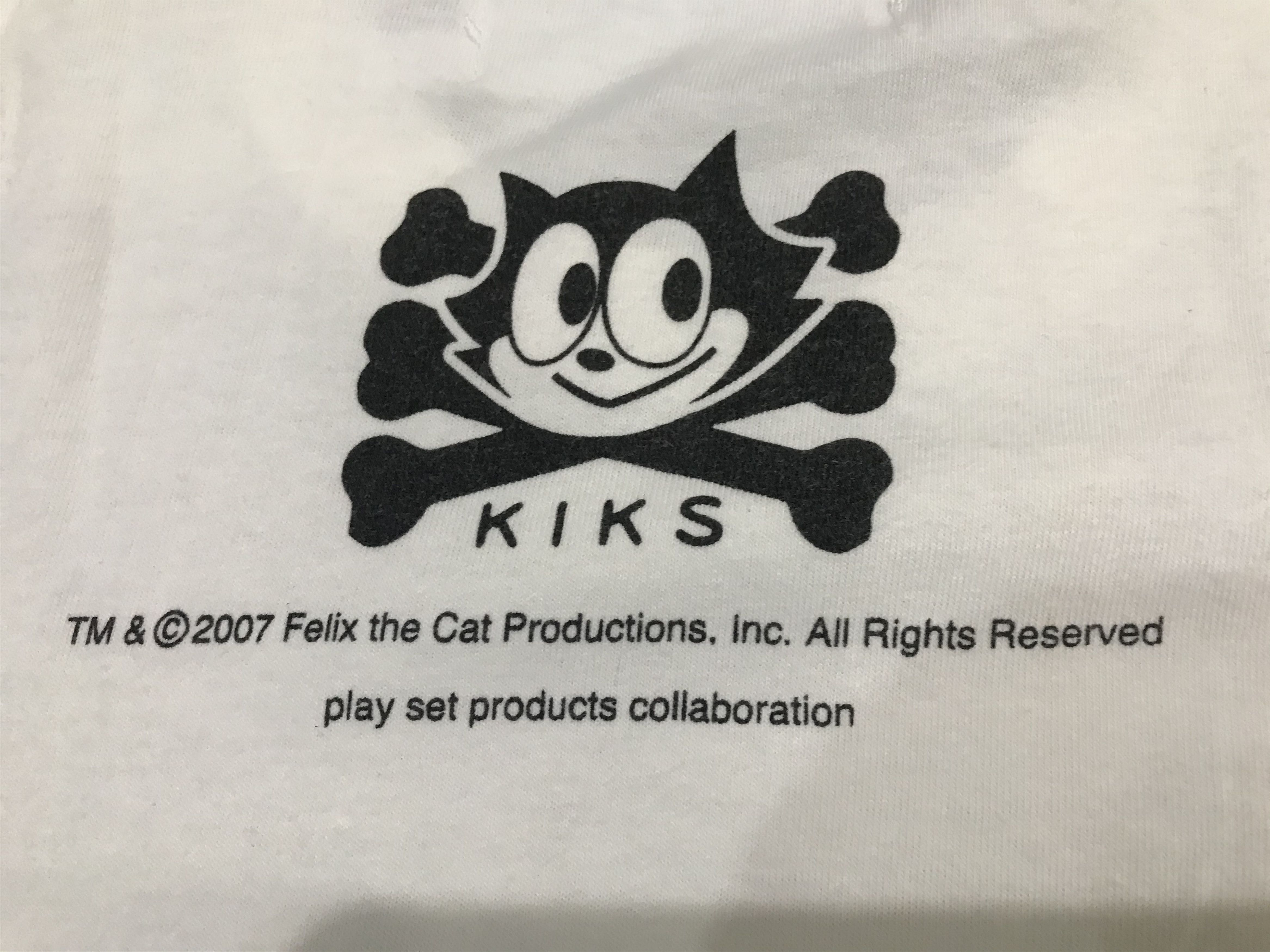 KIKS TYO 2007 Felix The Cat Productions X Kiks Tyo T-Shirt Size US L / EU 52-54 / 3 - 6 Thumbnail