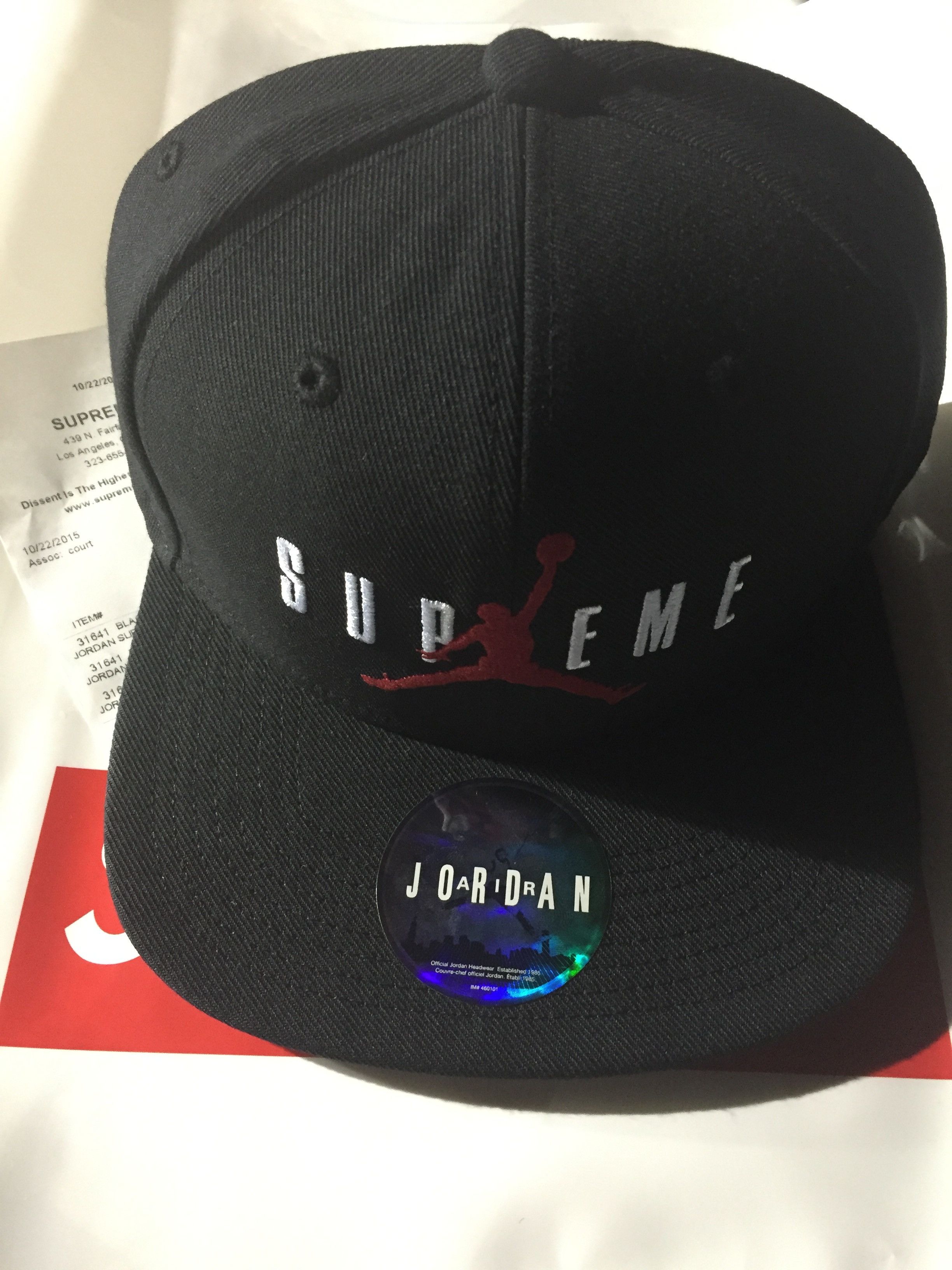Supreme Jordan Snapback hat Size ONE SIZE - 1 Preview