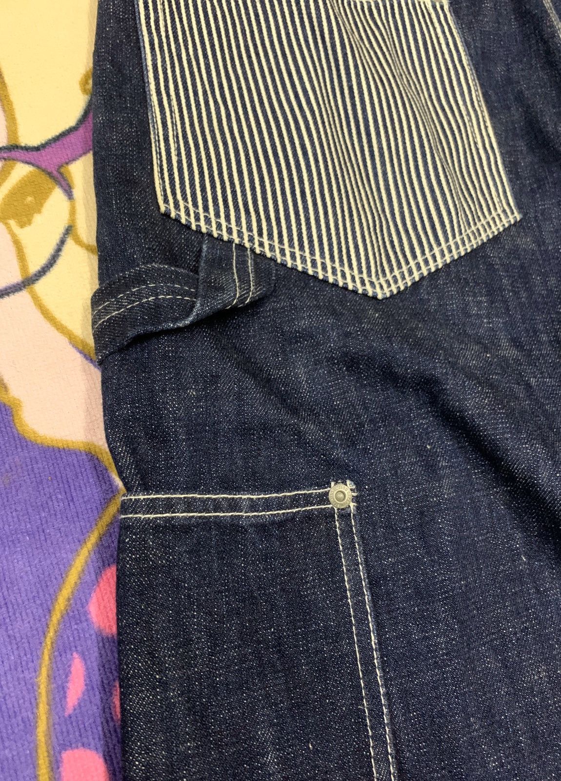 Japanese Brand KOJIMA Made In Japan Jeans Work Pants x Very Rare Design Size US 37 - 11 Thumbnail