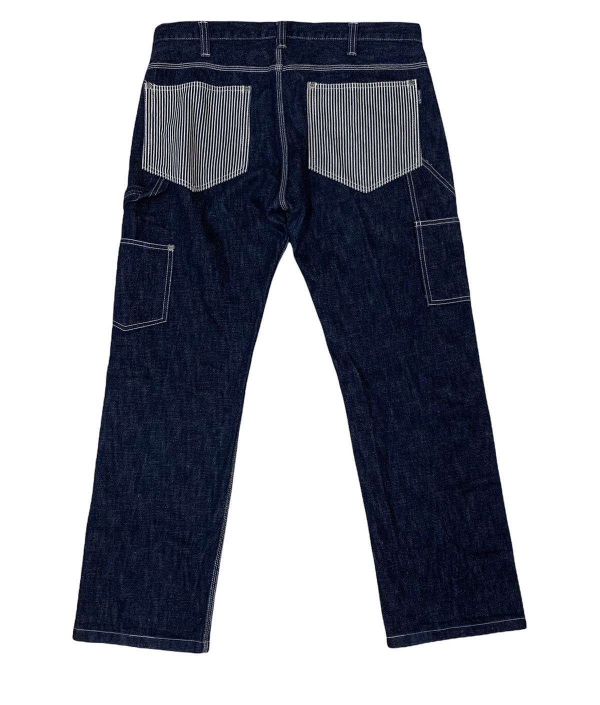 Japanese Brand KOJIMA Made In Japan Jeans Work Pants x Very Rare Design Size US 37 - 2 Thumbnail