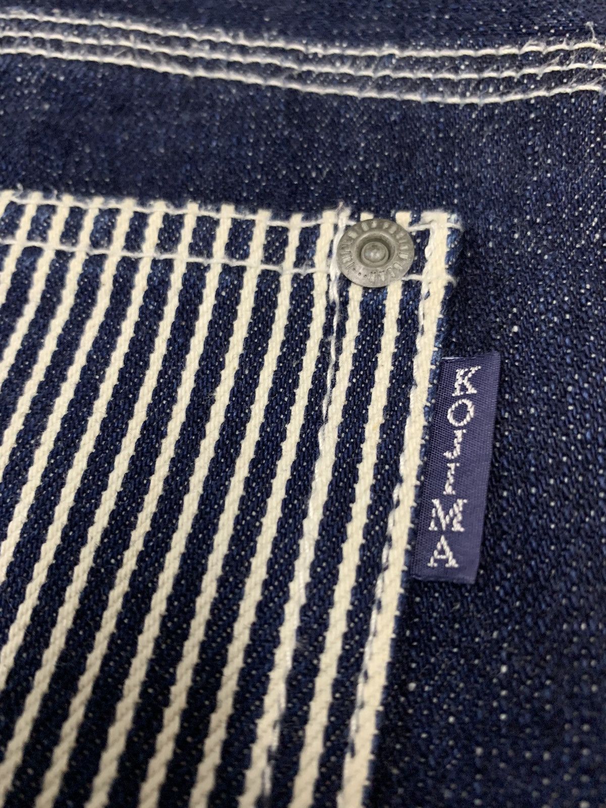 Japanese Brand KOJIMA Made In Japan Jeans Work Pants x Very Rare Design Size US 37 - 4 Thumbnail