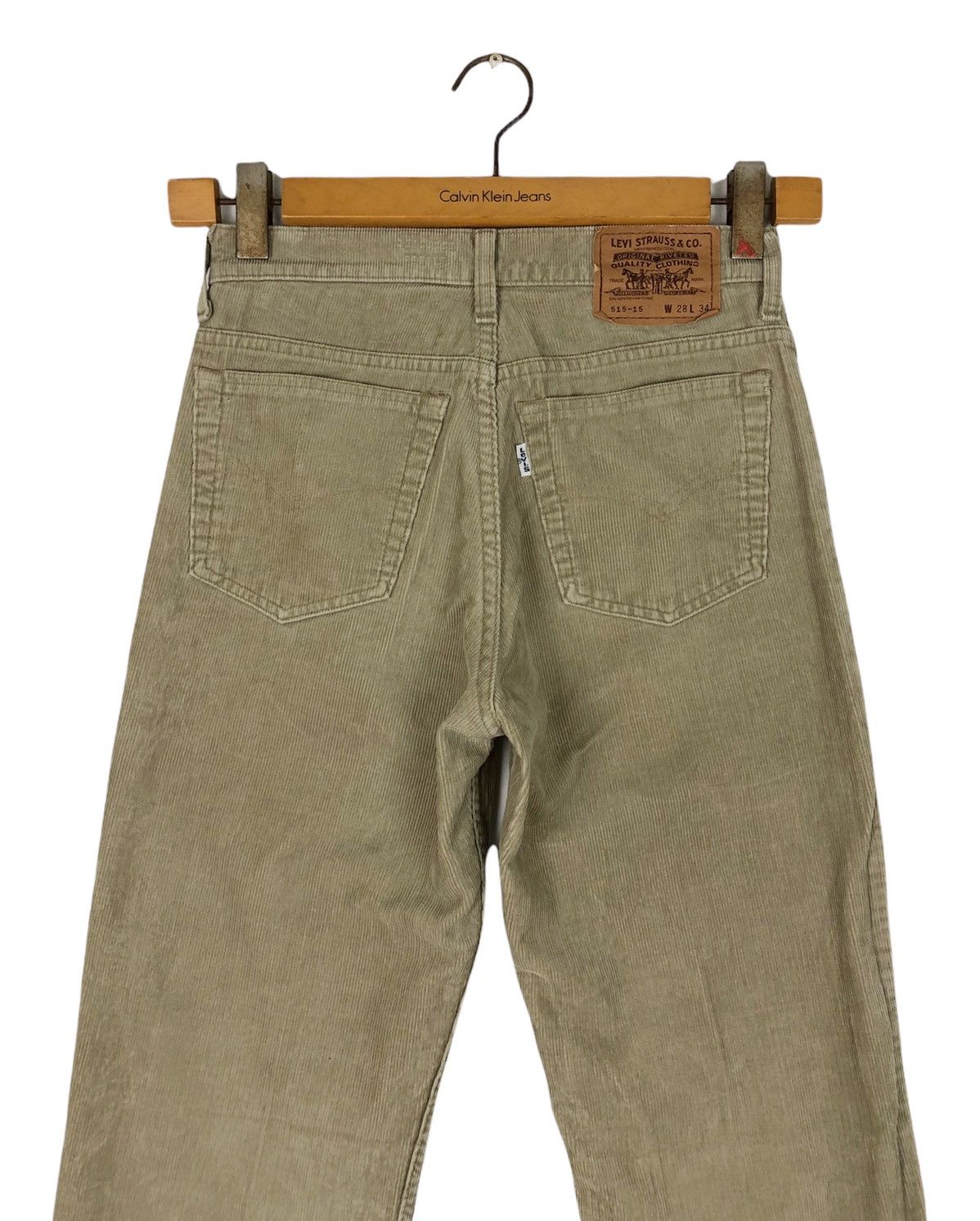 Levi's × Vintage Vintage Levis 515 White Tab Codroy Pants Size US 28 / EU 44 - 3 Thumbnail