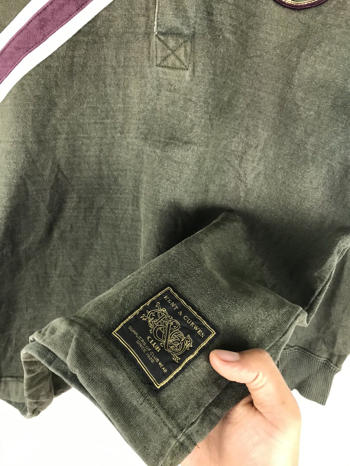 Kent & Curwen KENT & CURWEN CLUB POLO RUGBY LONG SLEEVE SHIRT Size US M / EU 48-50 / 2 - 6 Thumbnail