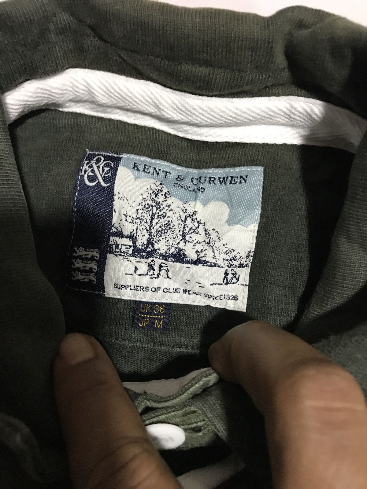 Kent & Curwen KENT & CURWEN CLUB POLO RUGBY LONG SLEEVE SHIRT Size US M / EU 48-50 / 2 - 8 Thumbnail