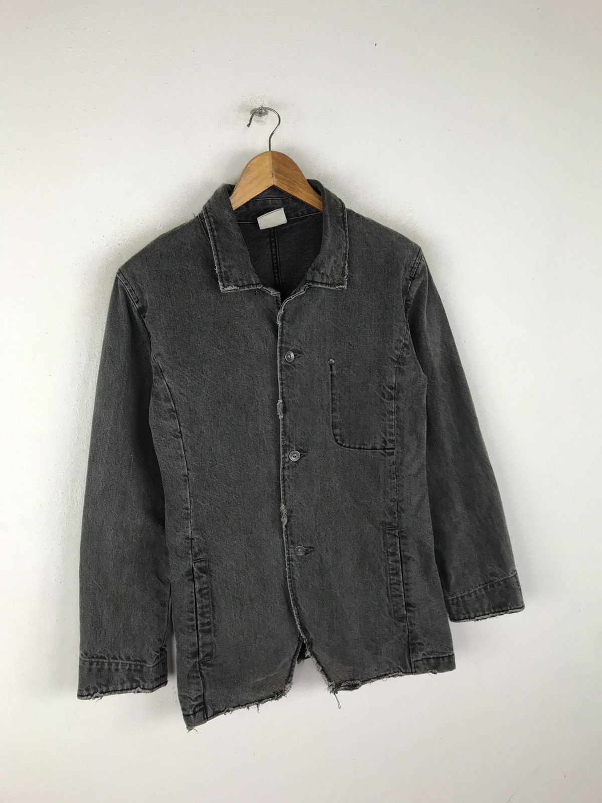 Designer ROYAL BLUE DISTRESSED WORKER JACKET STYLE Size US M / EU 48-50 / 2 - 3 Thumbnail