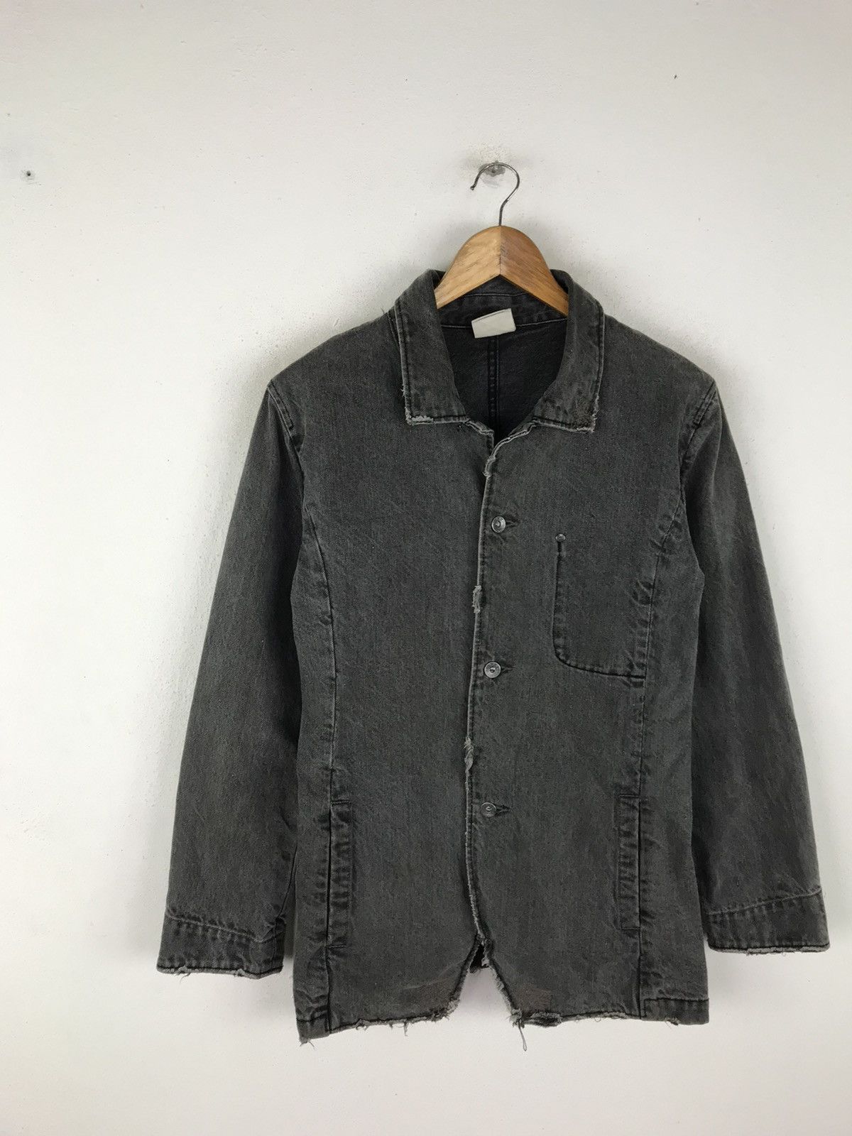 Designer ROYAL BLUE DISTRESSED WORKER JACKET STYLE Size US M / EU 48-50 / 2 - 4 Thumbnail