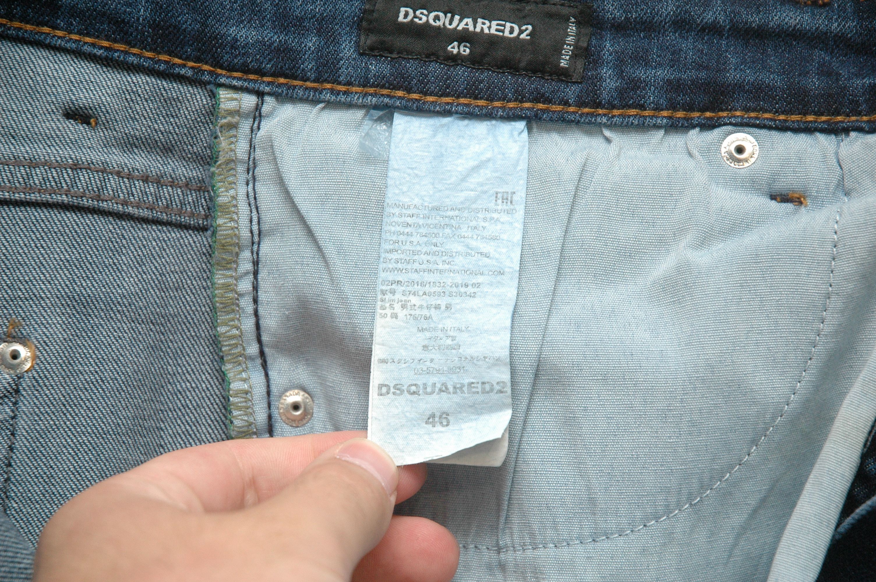 Dsquared2 Dsquared2 Luxury Denim Jeans Made in Italy Size US 30 / EU 46 - 13 Thumbnail