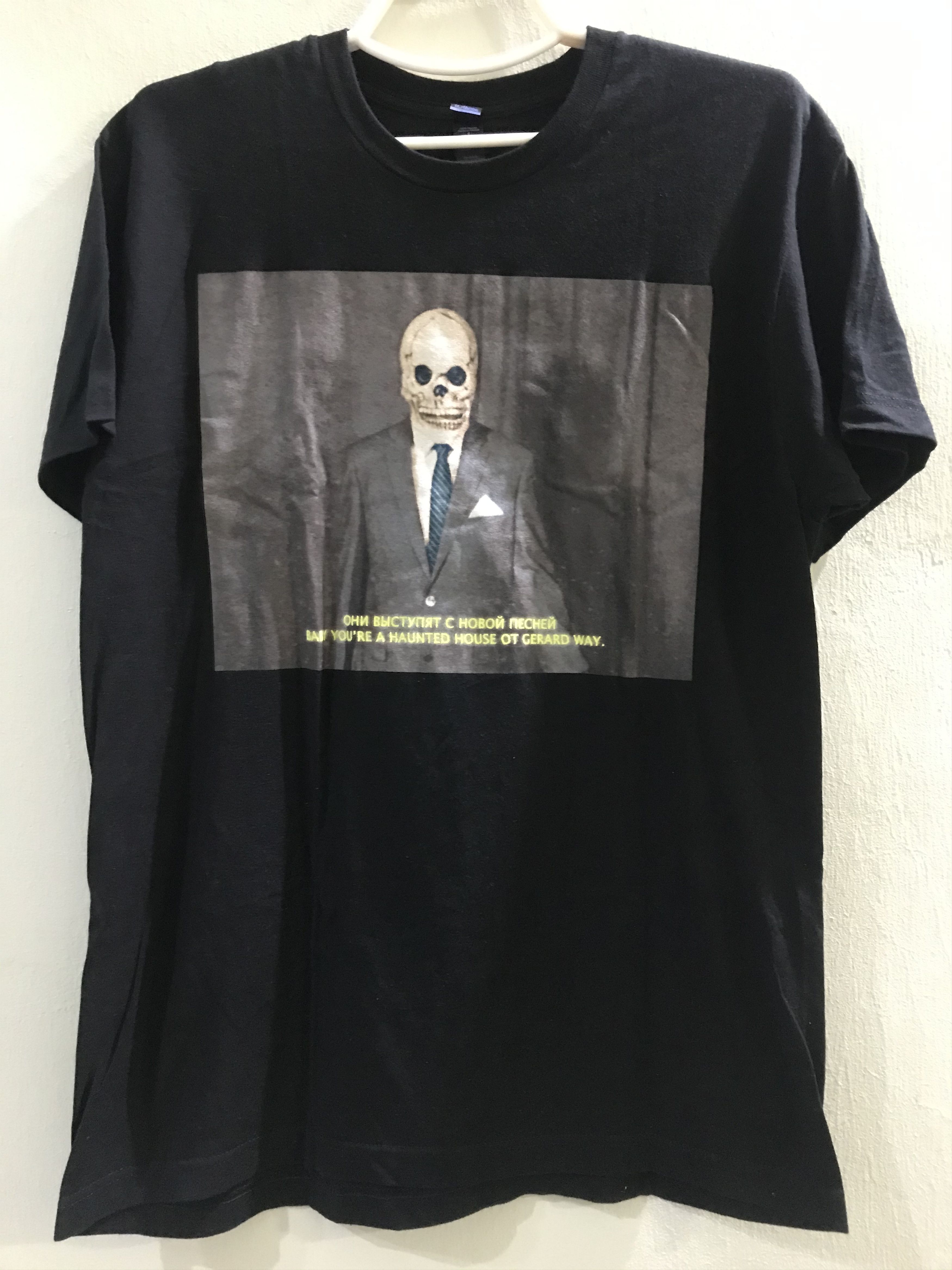 Band Tees Gerard Way Skull Mask Baby You're A Haunted House T-Shirt Size US L / EU 52-54 / 3 - 1 Thumbnail