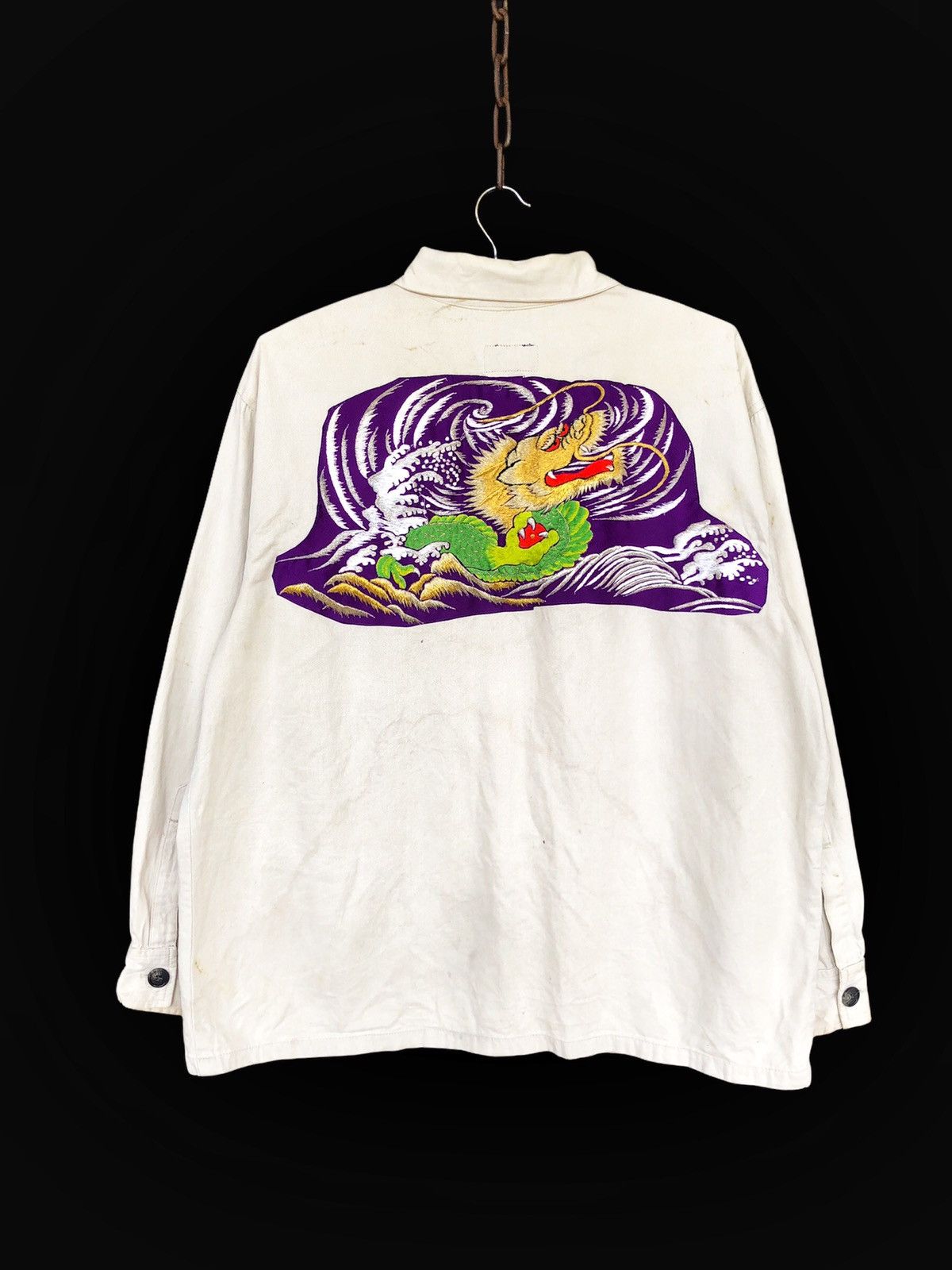 Stussy OG Stussy 🇯🇵 Ed. 🐉 Patch Back Hit 4 Pockets Jacket Size US L / EU 52-54 / 3 - 1 Thumbnail