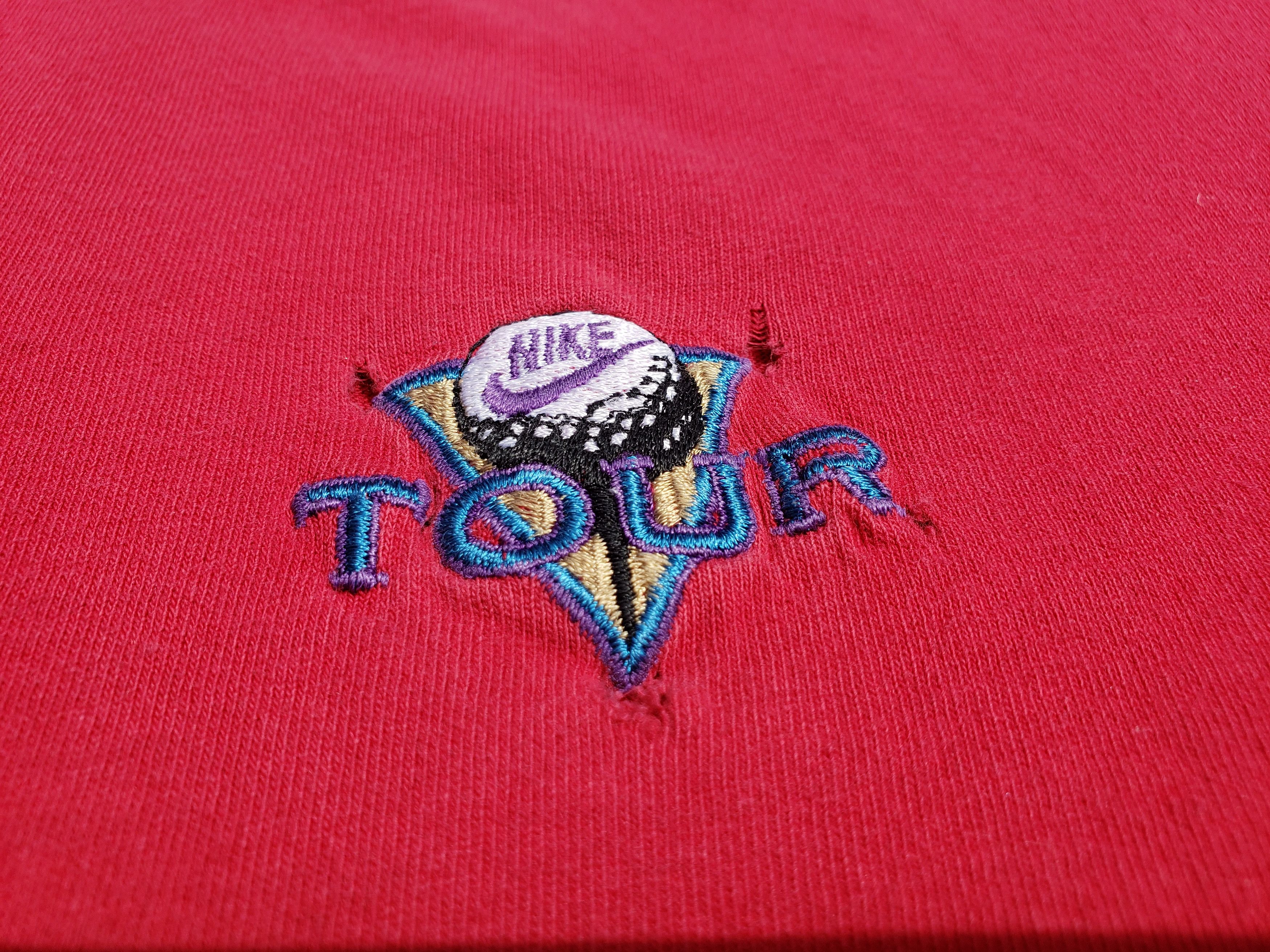 Nike Vintage 1990s Nike Golf Tour Polo Shirt Size US XL / EU 56 / 4 - 3 Thumbnail