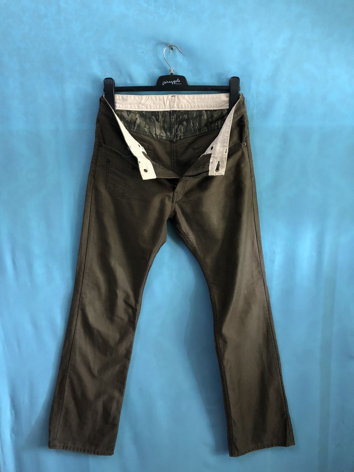United Arrows olive camouflague hbt #1981 Size US 30 / EU 46 - 4 Thumbnail