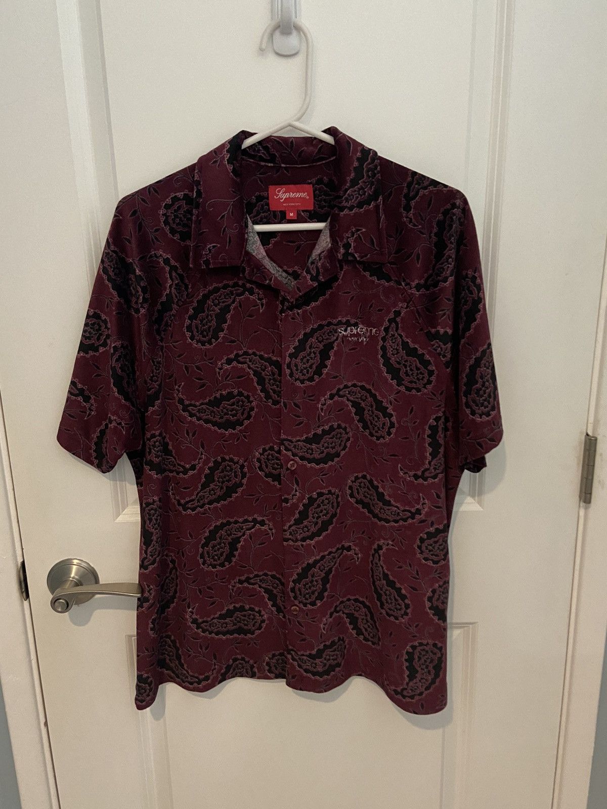 Supreme Supreme Velour Short Sleeve Shirt Size US M / EU 48-50 / 2 - 1 Thumbnail