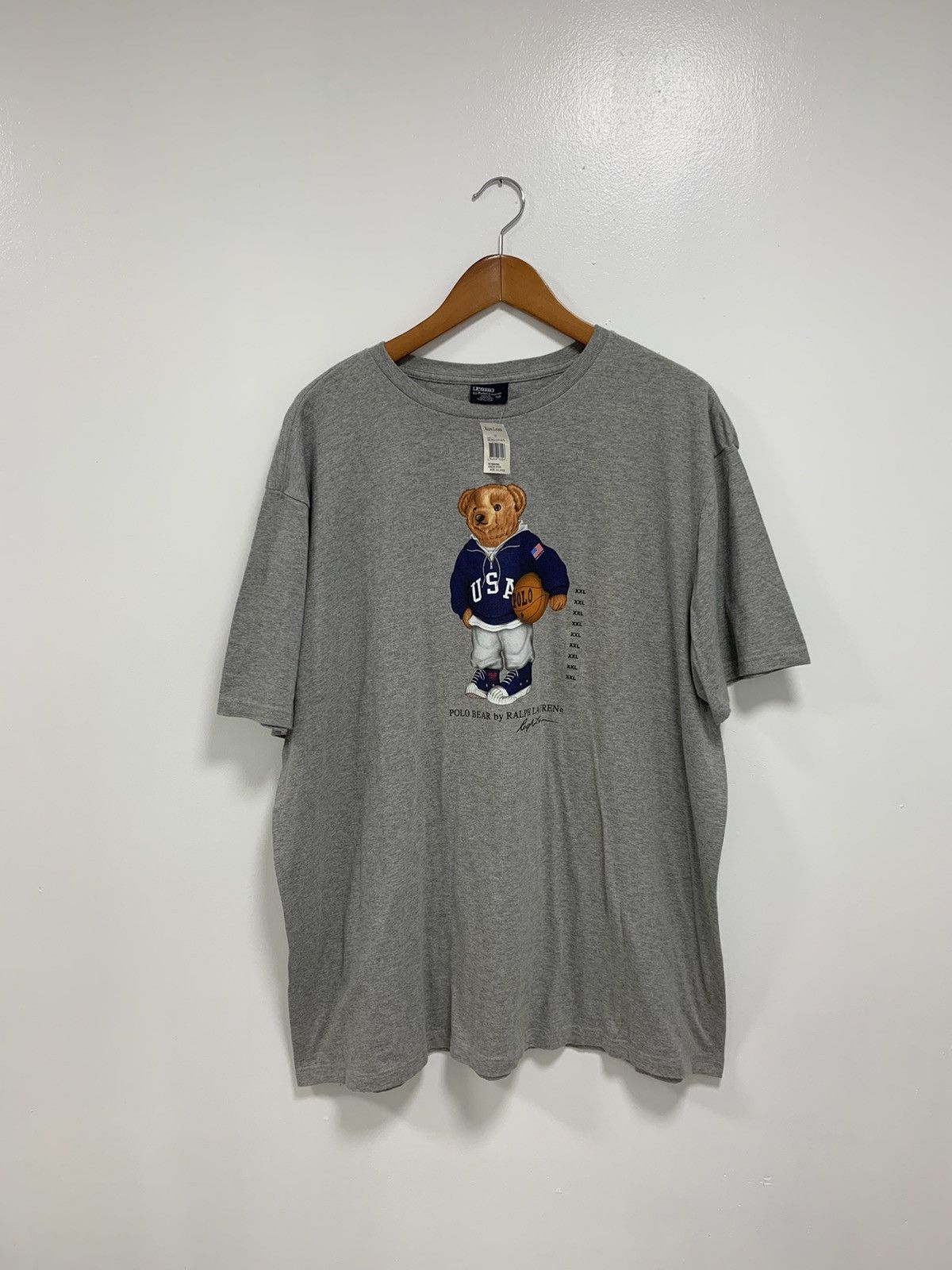 Polo Ralph Lauren Vintage Ralph Lauren polo bear basketball t shirt ...