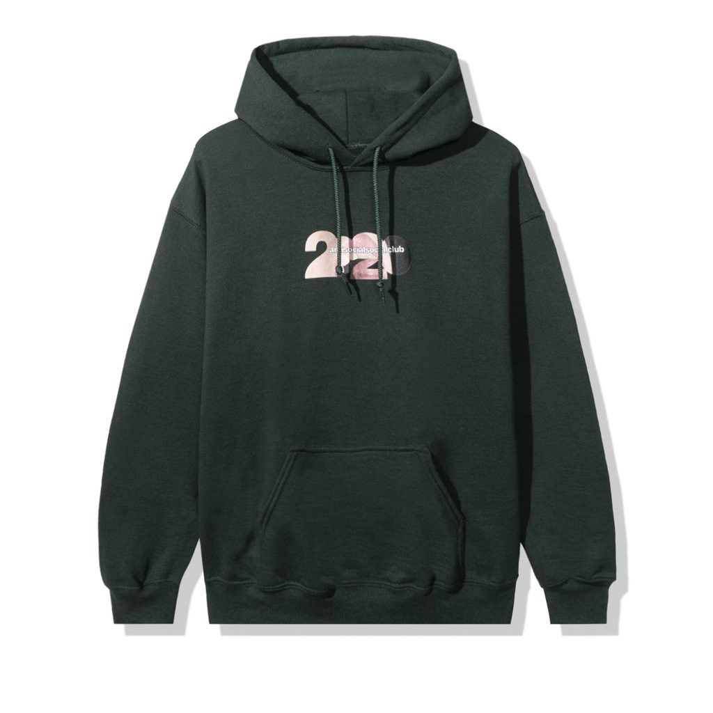 Anti Social Social Club DS Glitter Black ASSC Mouthful Green Hoodie FTP FOG CDG BAPE Size US XL / EU 56 / 4 - 1 Thumbnail