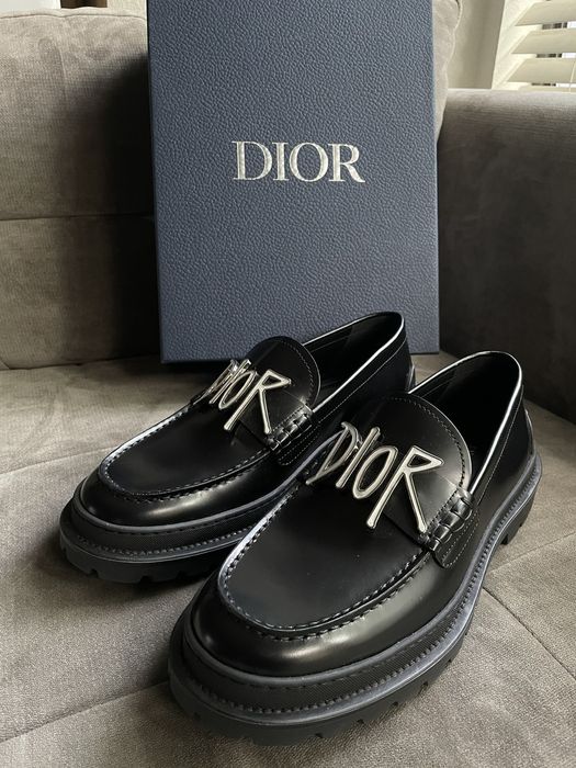 Dior Dior x Shawn Stussy loafers black leather US 10 | Grailed