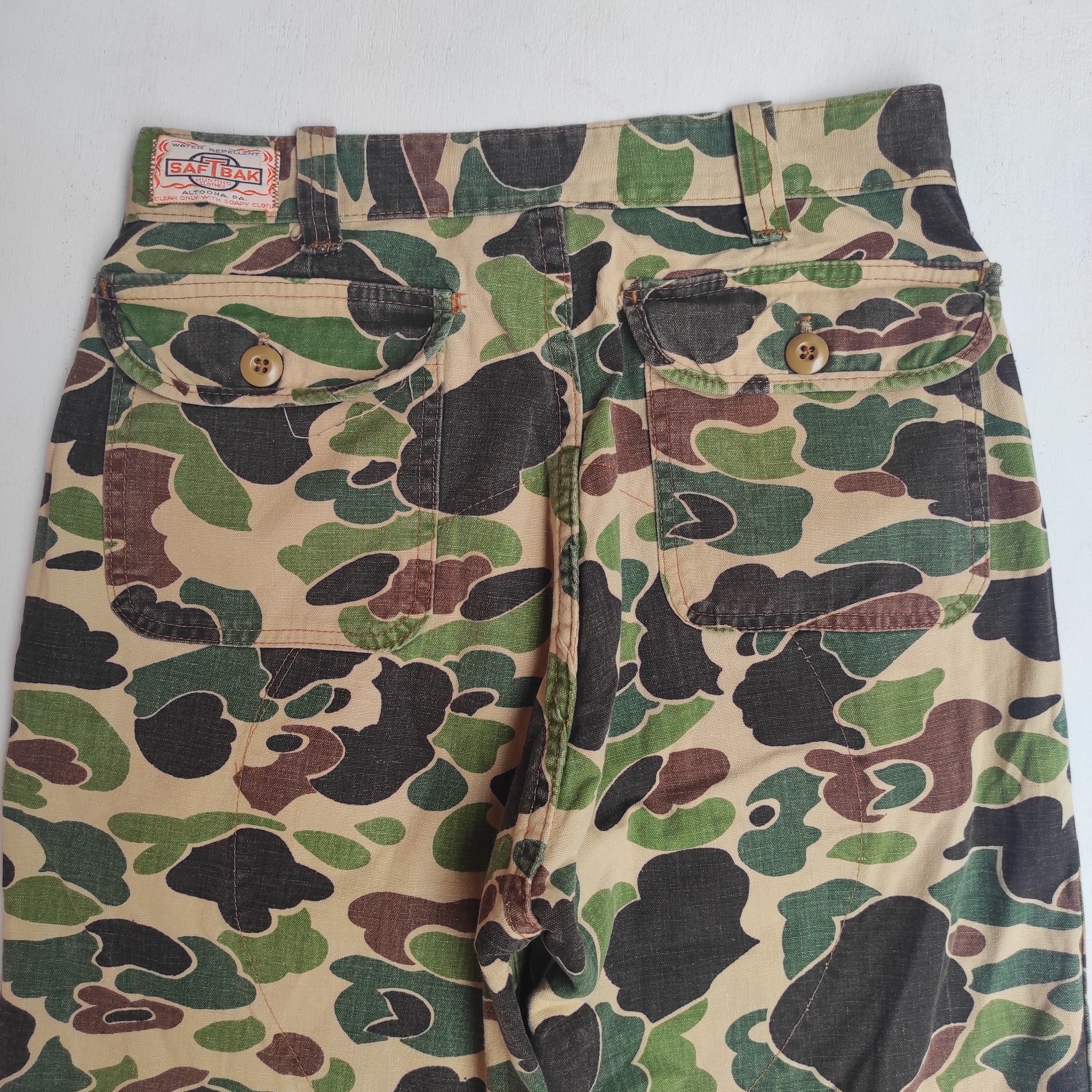 SafTbak Vintage Saftbak Camo Military pants 42 talon Size US 28 / EU 44 - 9 Thumbnail