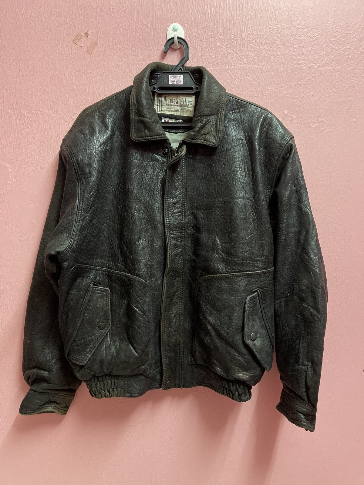 Vintage Vintage Nicole St Gilles Leather Jacket | Grailed