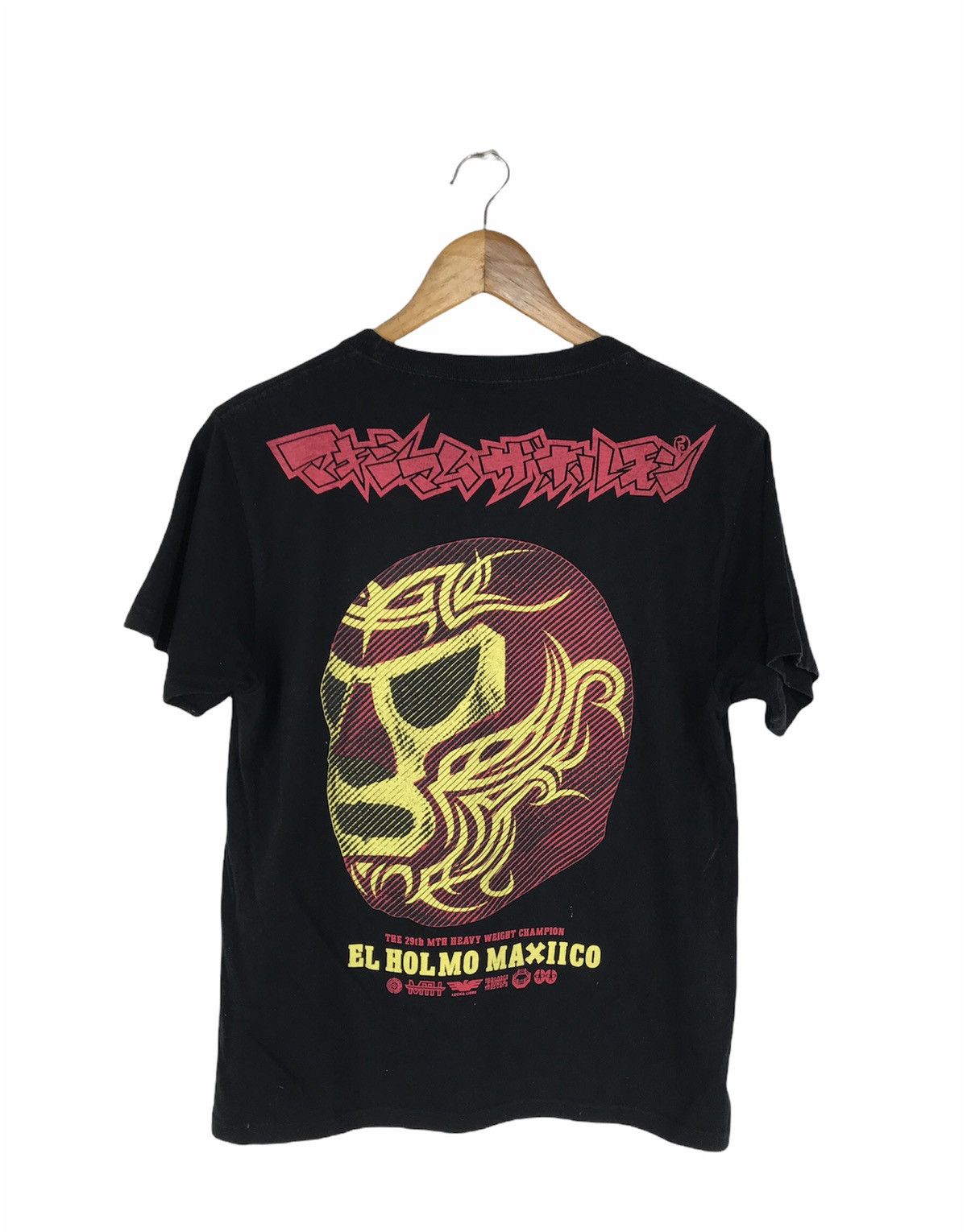 Band Tees × Japanese Brand Vintage United Sports Headline Lucha Libre Wrestling T-Shirt Size US S / EU 44-46 / 1 - 1 Thumbnail