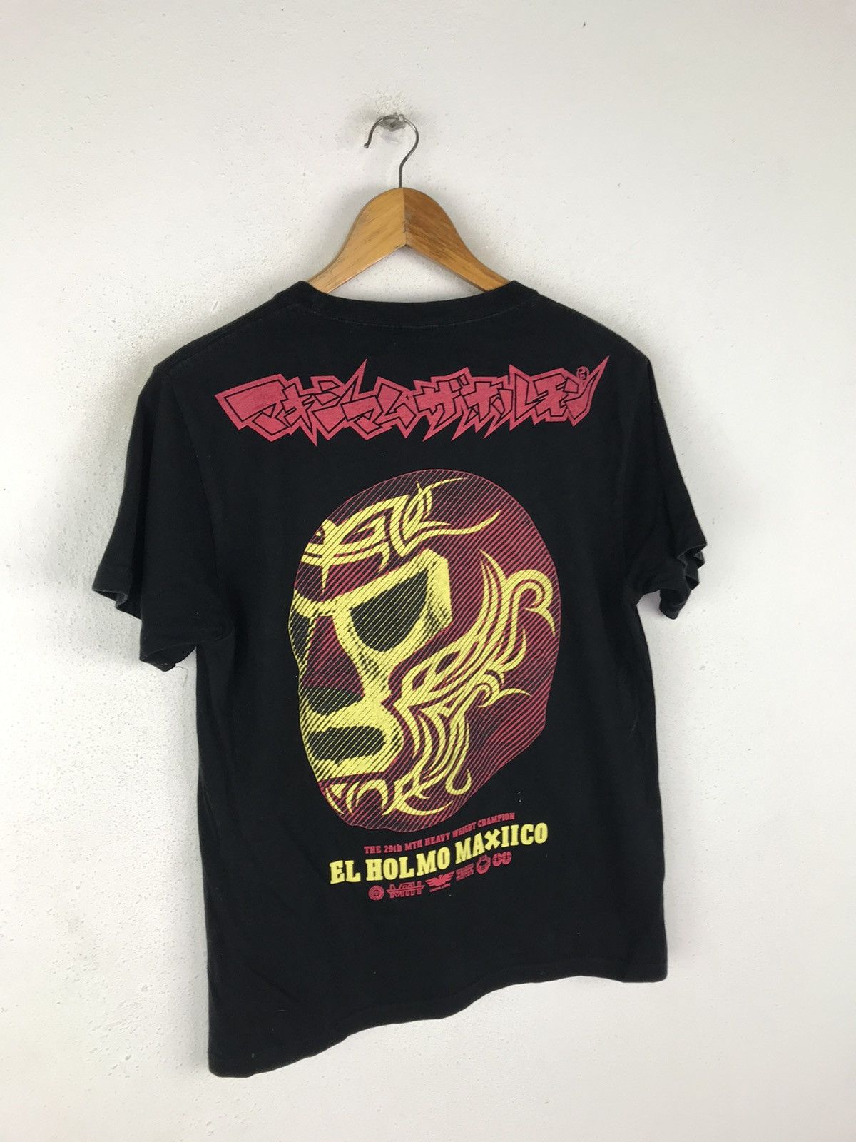 Band Tees × Japanese Brand Vintage United Sports Headline Lucha Libre Wrestling T-Shirt Size US S / EU 44-46 / 1 - 3 Thumbnail