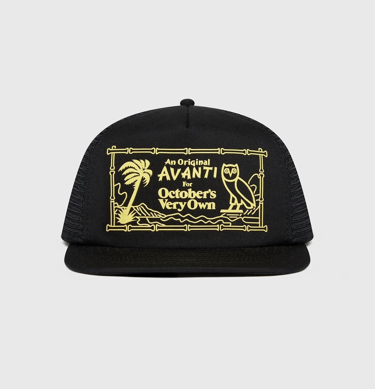 OVO X Avanti Trucker Hat Yellow