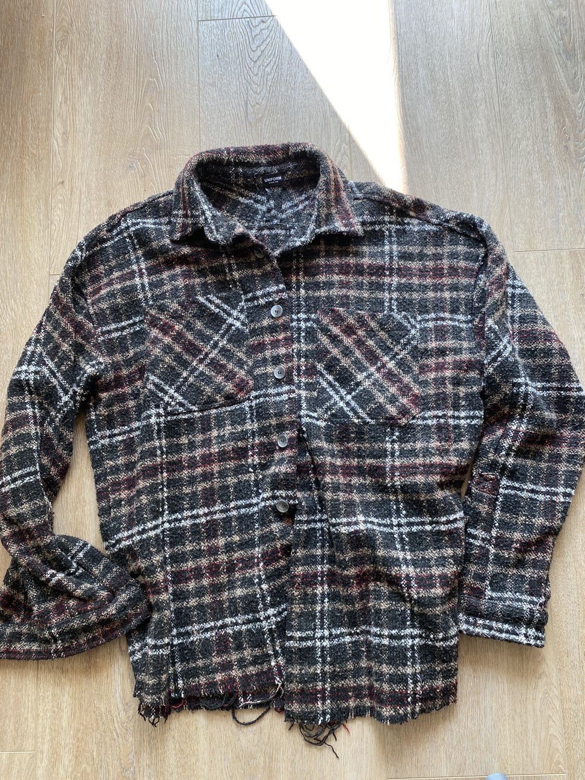 Uniform Studios Uniform Studios Overcoat Flannel | Grailed