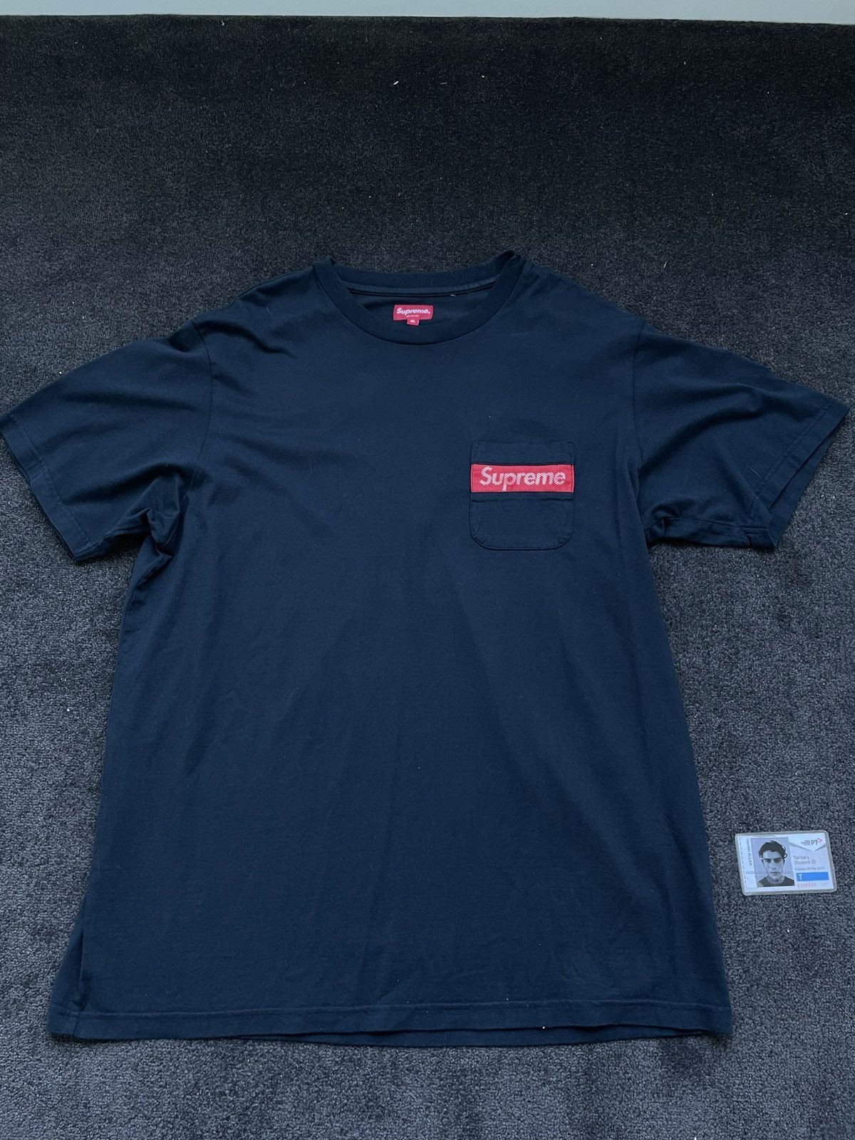 XL existed Supreme Mesh Stripe Pocket