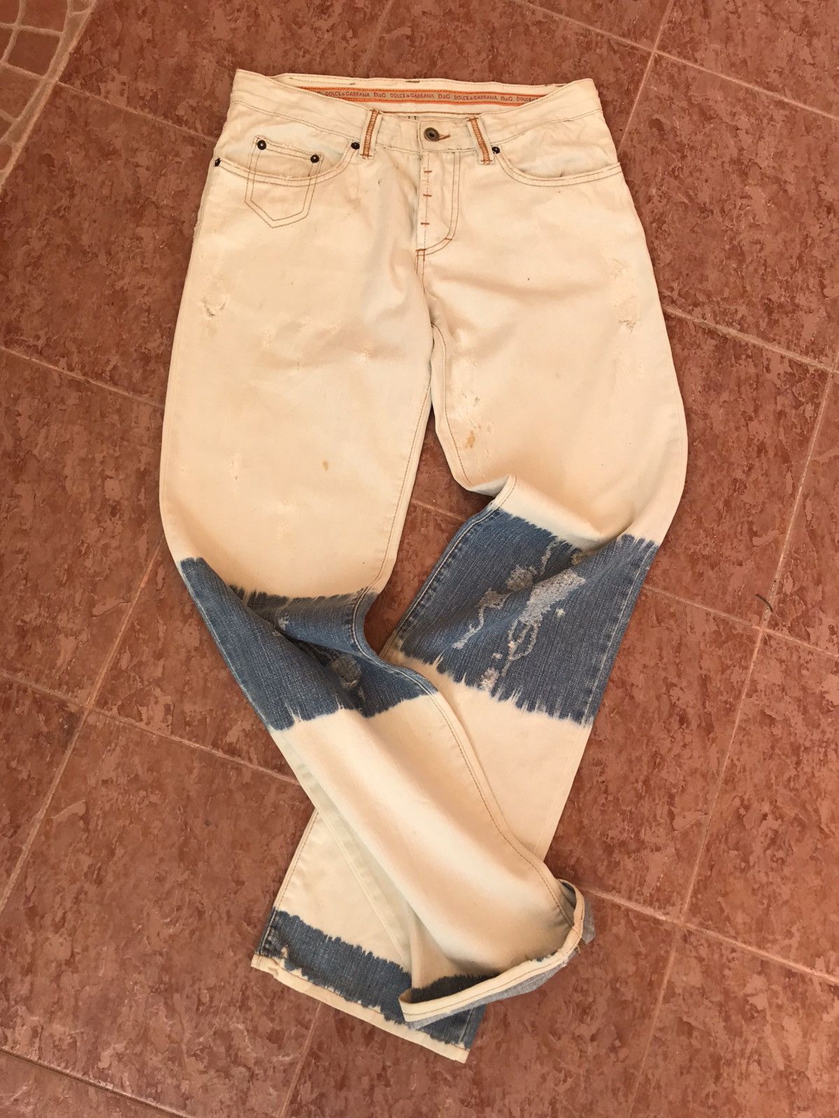 Dolce & Gabbana DOLCE $ GABBANA TYE DYEE PANTS Size US 32 / EU 48 - 5 Thumbnail