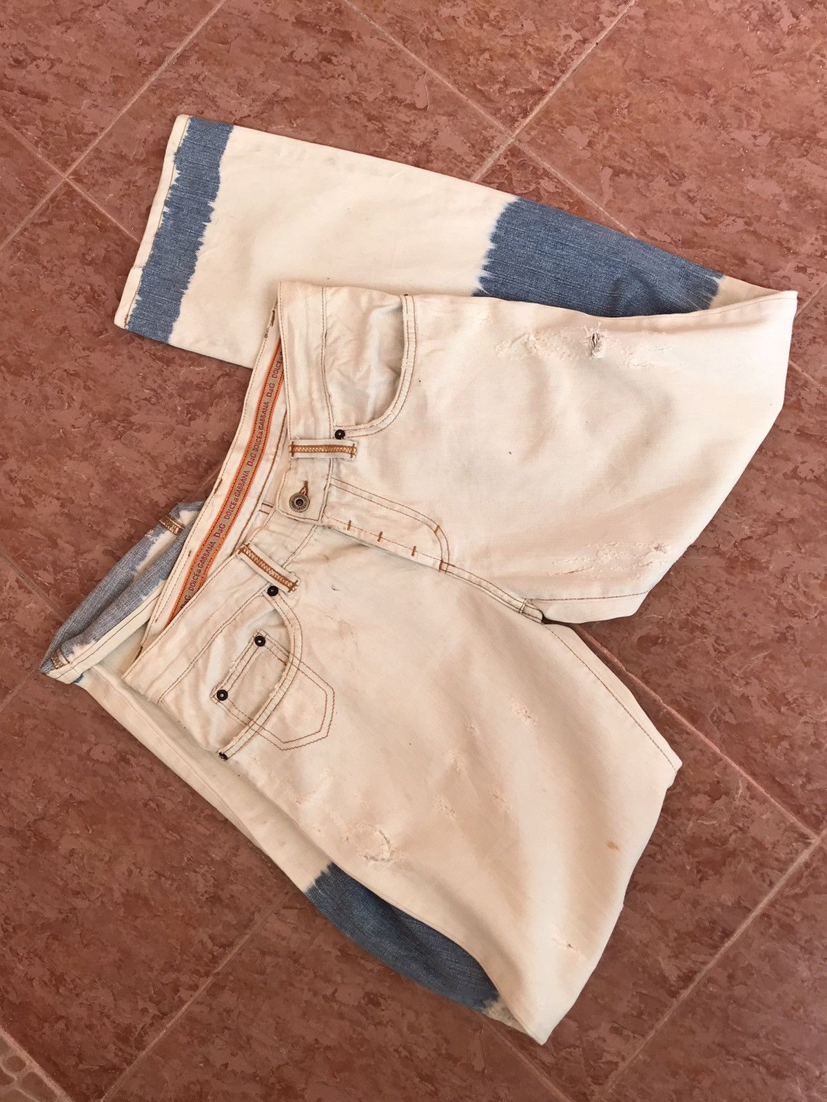 Dolce & Gabbana DOLCE $ GABBANA TYE DYEE PANTS Size US 32 / EU 48 - 7 Thumbnail