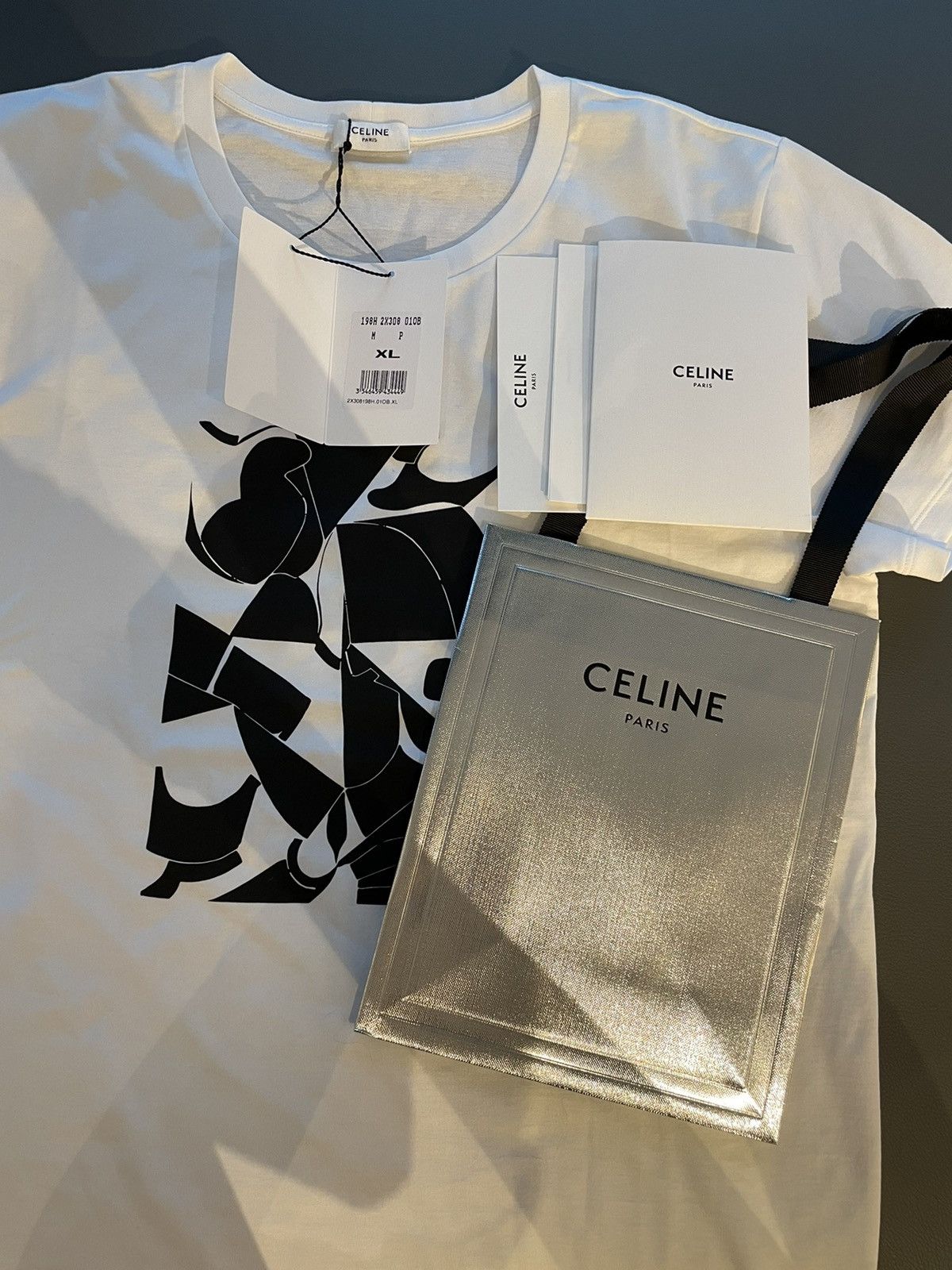 Celine × Hedi Slimane Super Runway Limited Edition Invitation Hedi Slimane Shirt Size US L / EU 52-54 / 3 - 2 Thumbnail