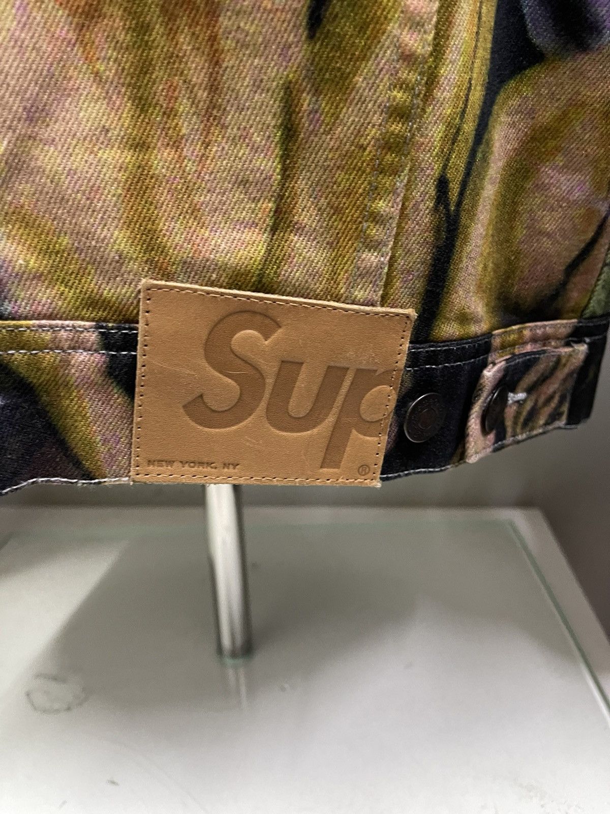 Supreme FW18 Supreme Lion’s Den Denim Trucker Jacket Multicolour Size US M / EU 48-50 / 2 - 10 Thumbnail