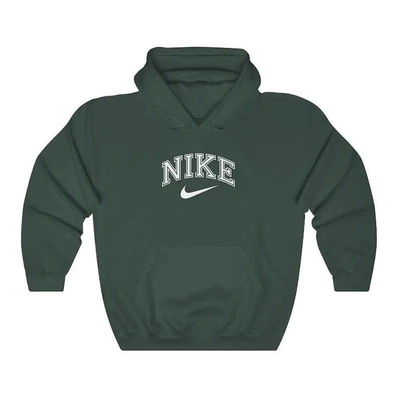 Nike Nike Dark Green Vintage Hoodie Grailed