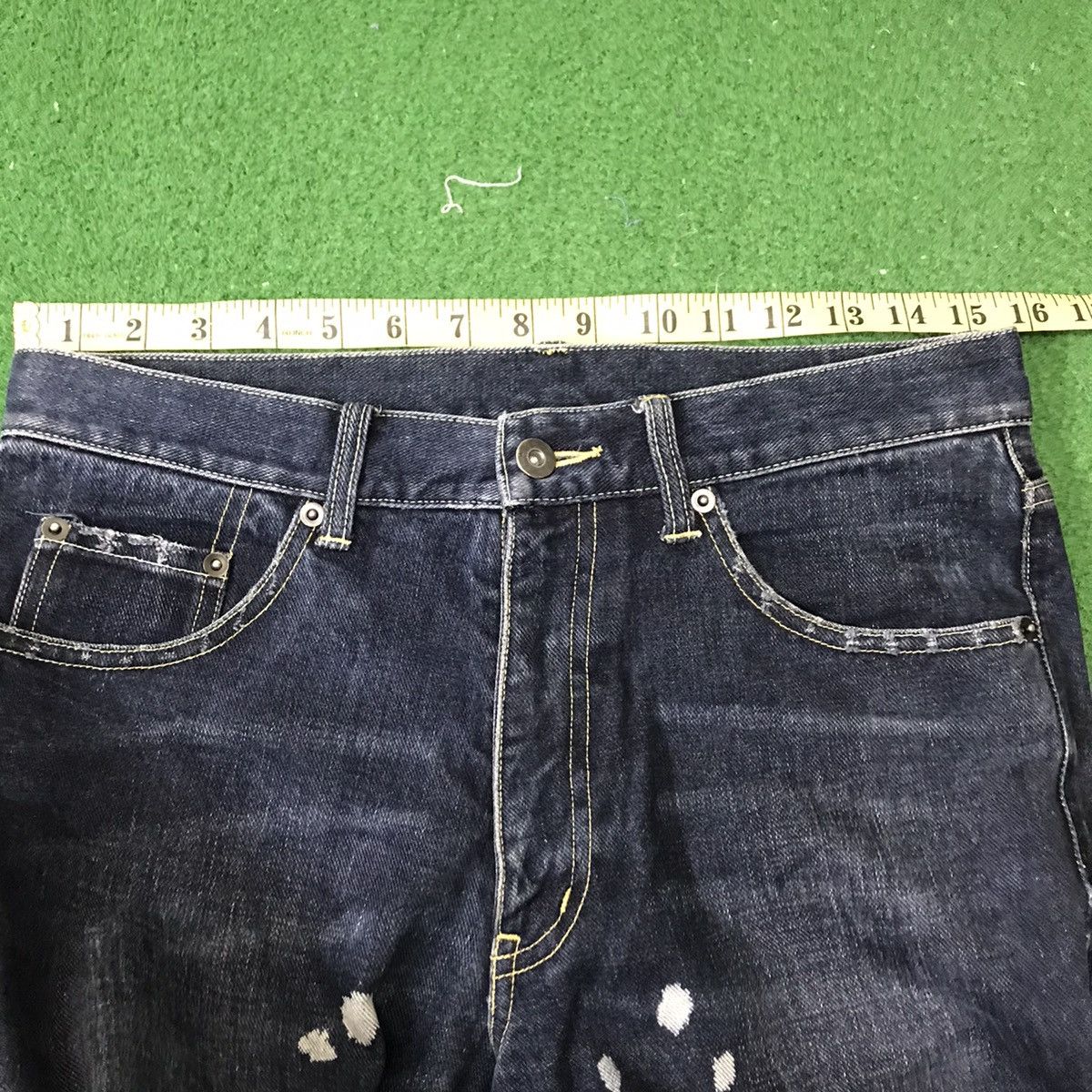 Japanese Brand Japanese Brand CUSTOM CULTURE Distressed Denim Jeans Size US 31 - 20 Thumbnail