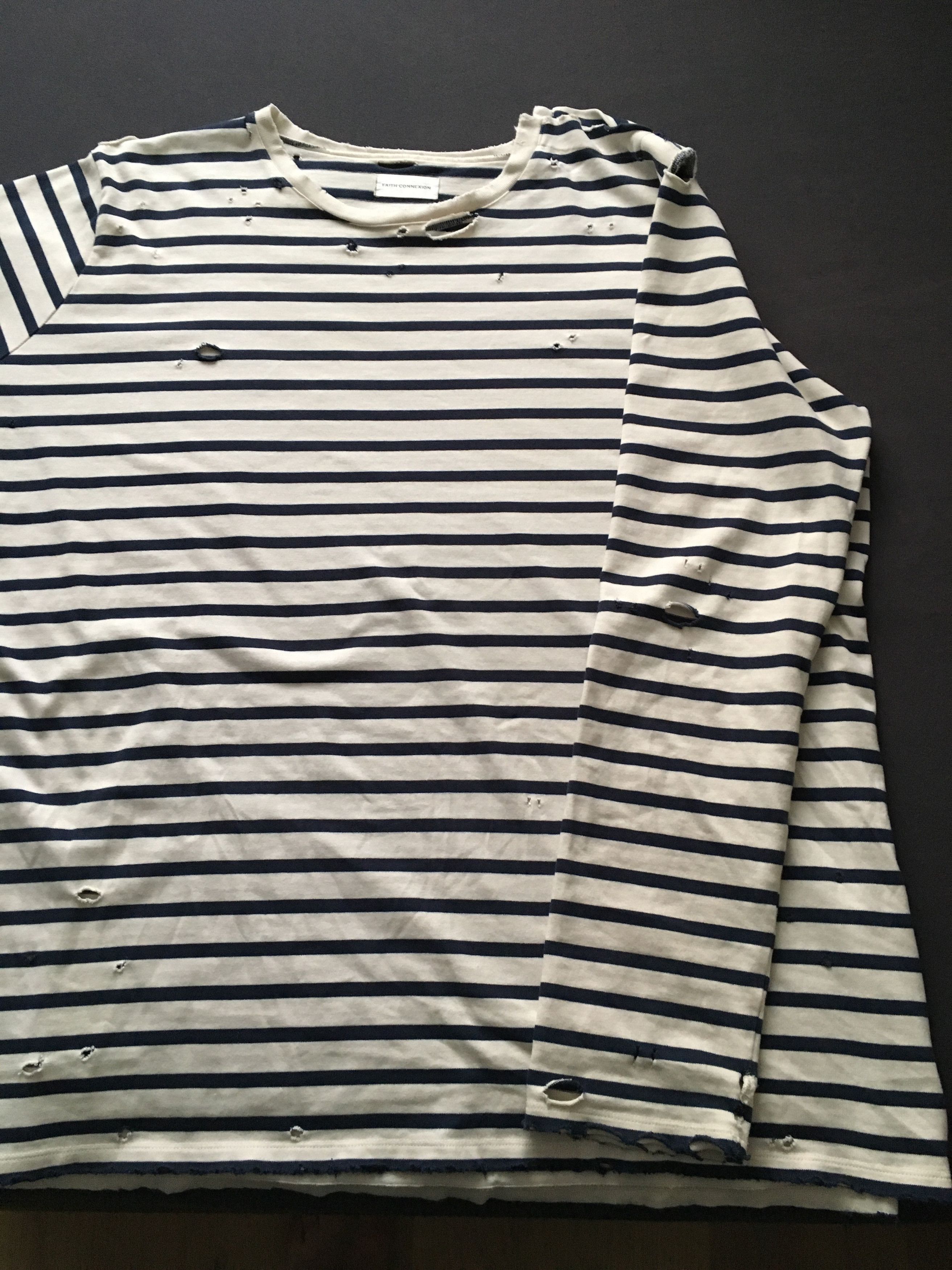 Oversized striped t-shirt