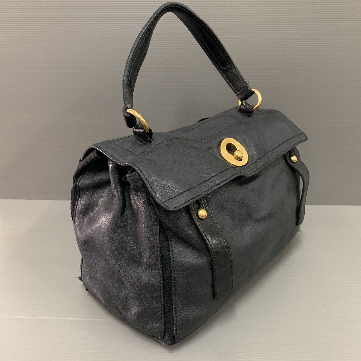 Yves Saint Laurent Yves Saint Laurent Ysl Muse Canvas Handbag Size ONE SIZE - 3 Thumbnail