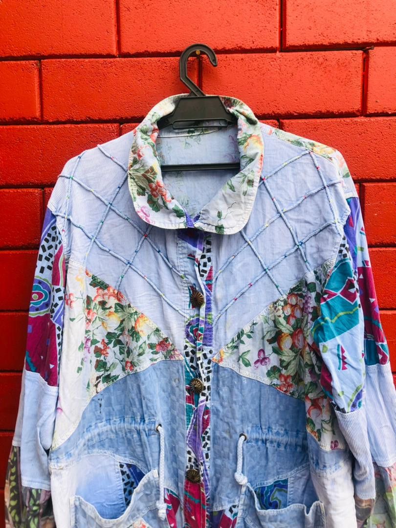 Japanese Brand Vintage Floral Japanese Designer Fashion Style Jacket Size US L / EU 52-54 / 3 - 3 Thumbnail